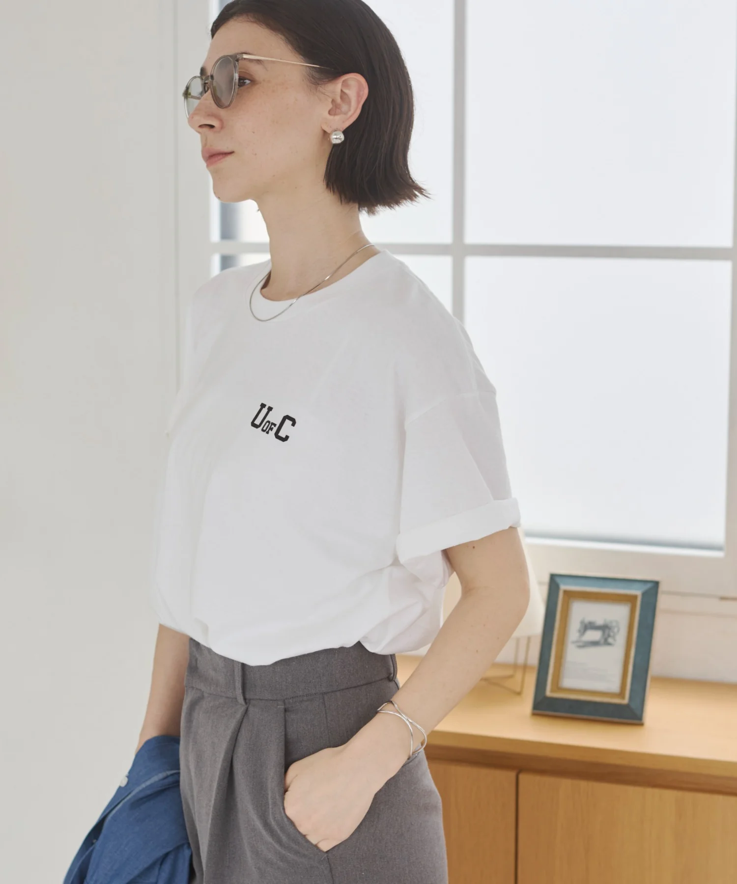 カレッジロゴプリントTee - Image 60