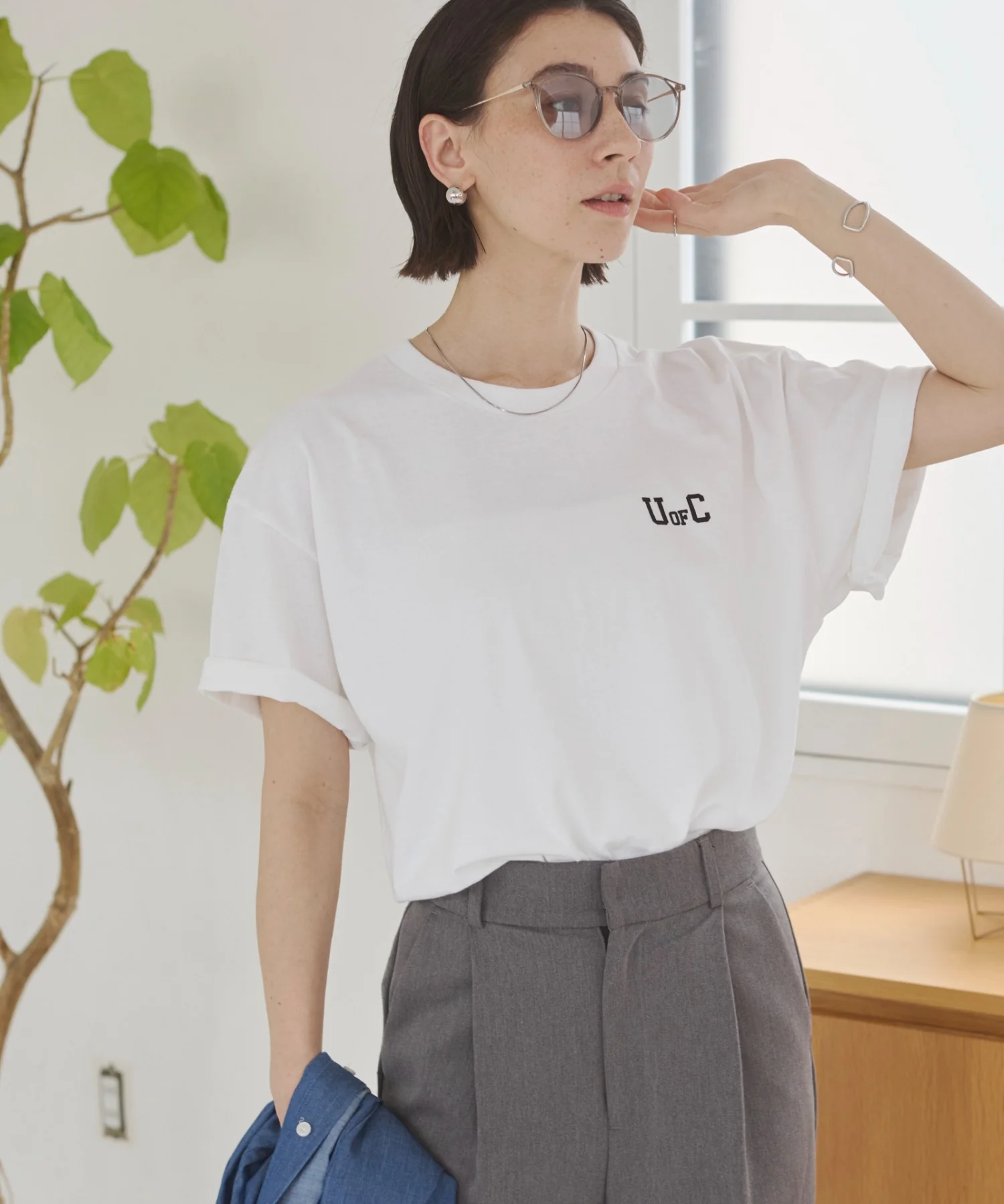 カレッジロゴプリントTee - Image 62