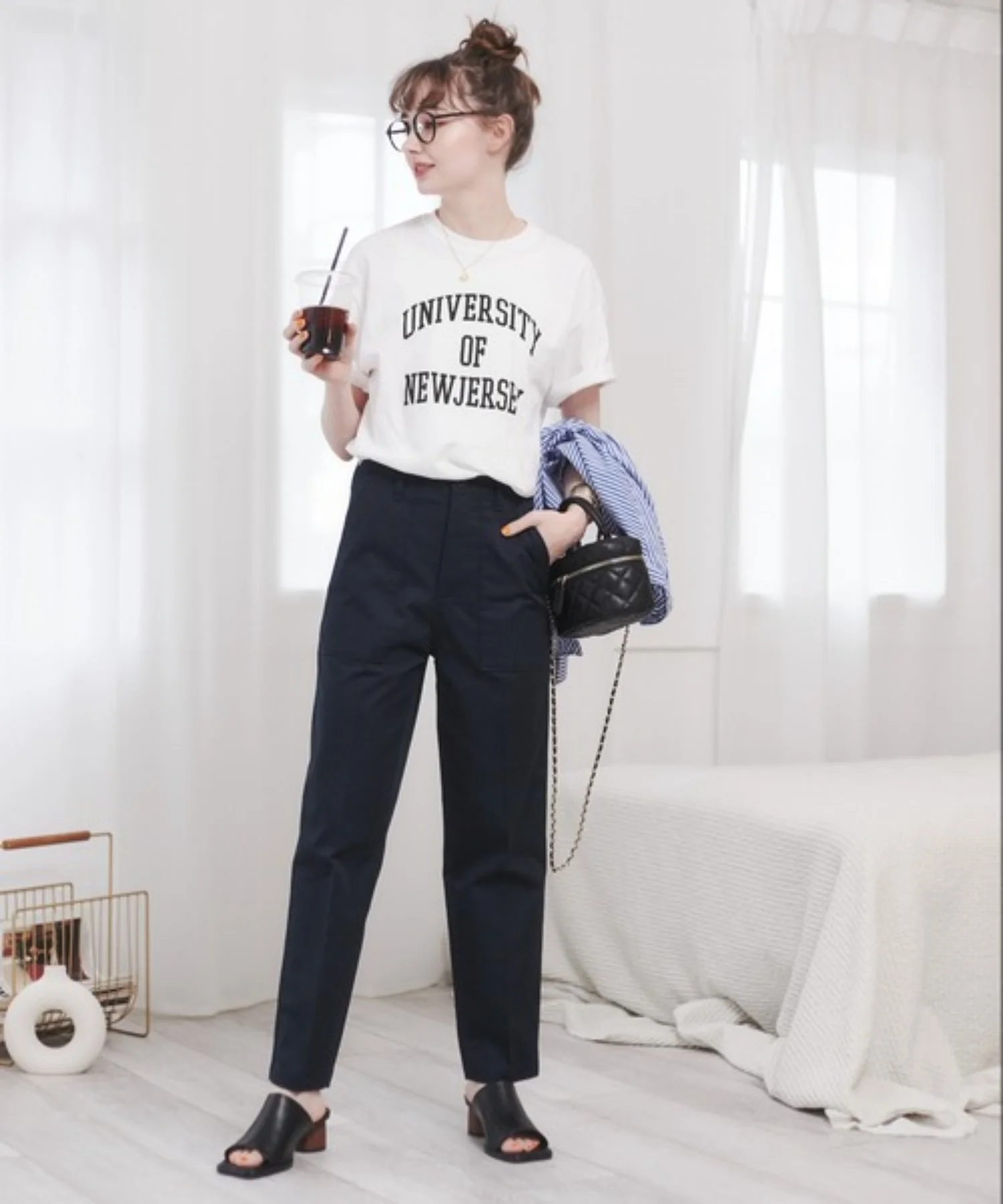 カレッジロゴプリントTee - Image 63