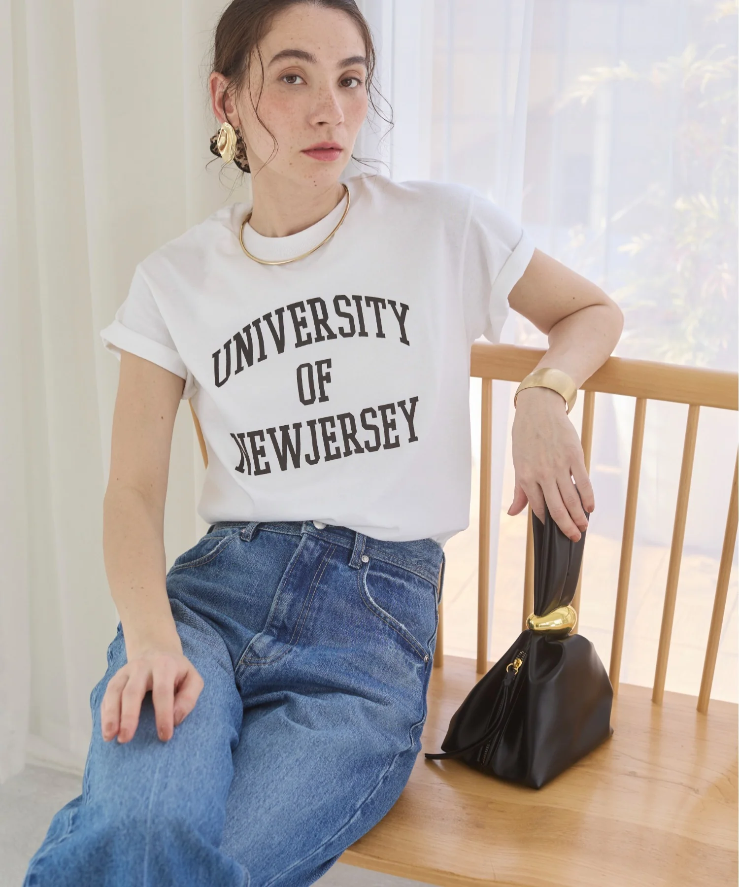 カレッジロゴプリントTee - Image 67