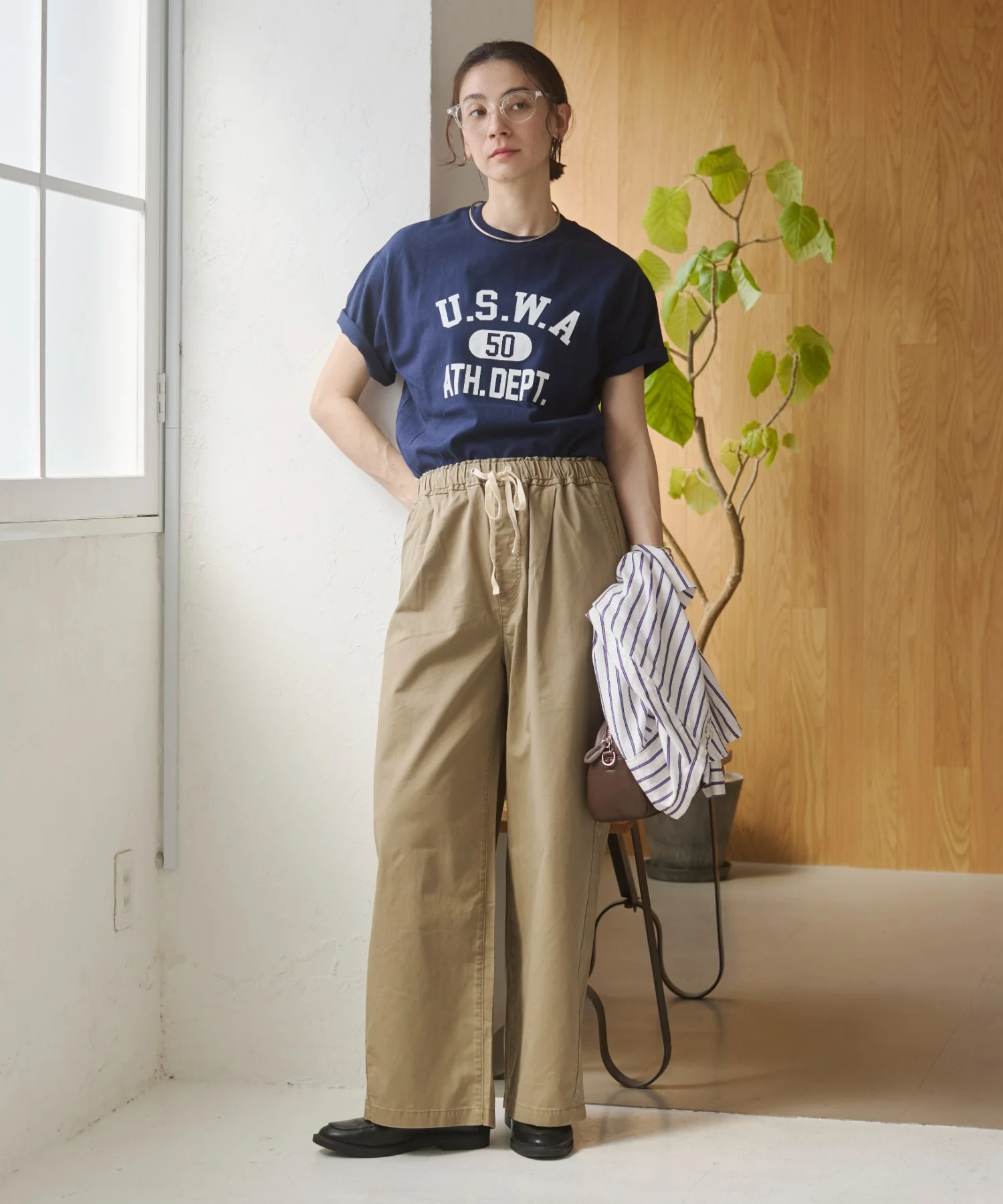 カレッジロゴプリントTee - Image 68