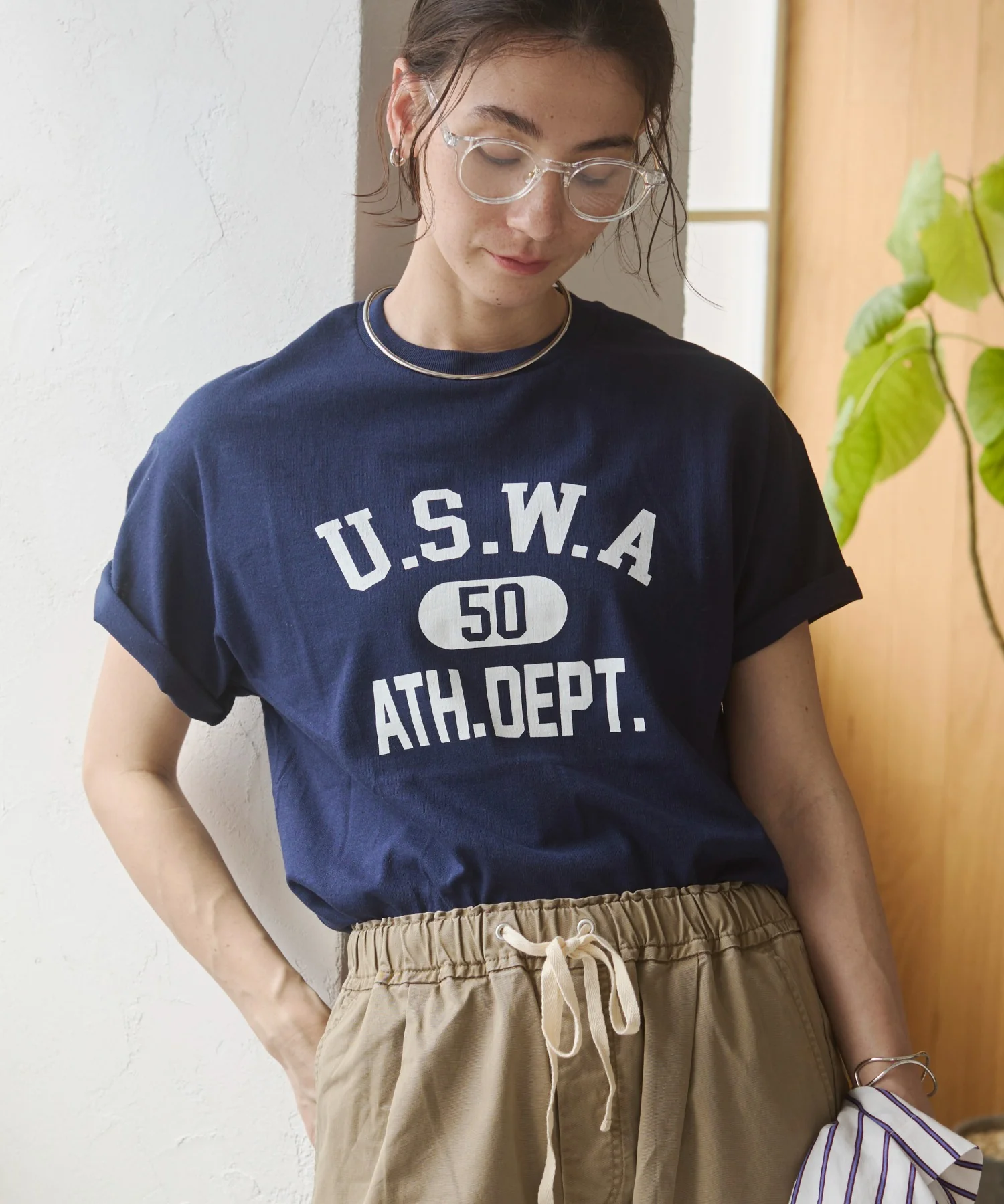 カレッジロゴプリントTee - Image 69