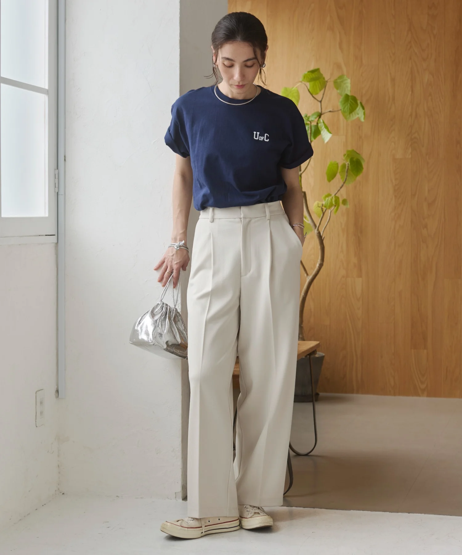 カレッジロゴプリントTee - Image 79