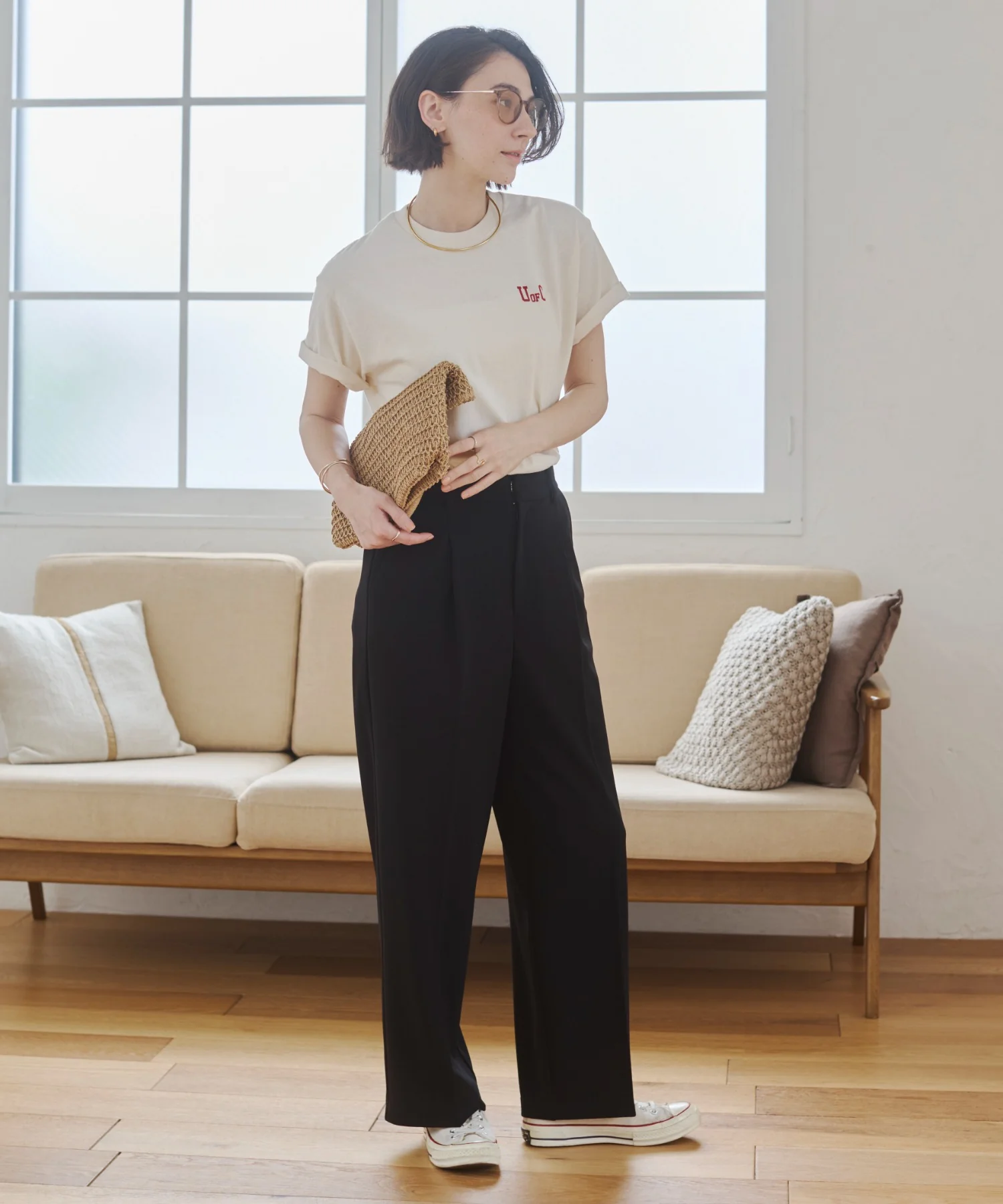 カレッジロゴプリントTee - Image 95
