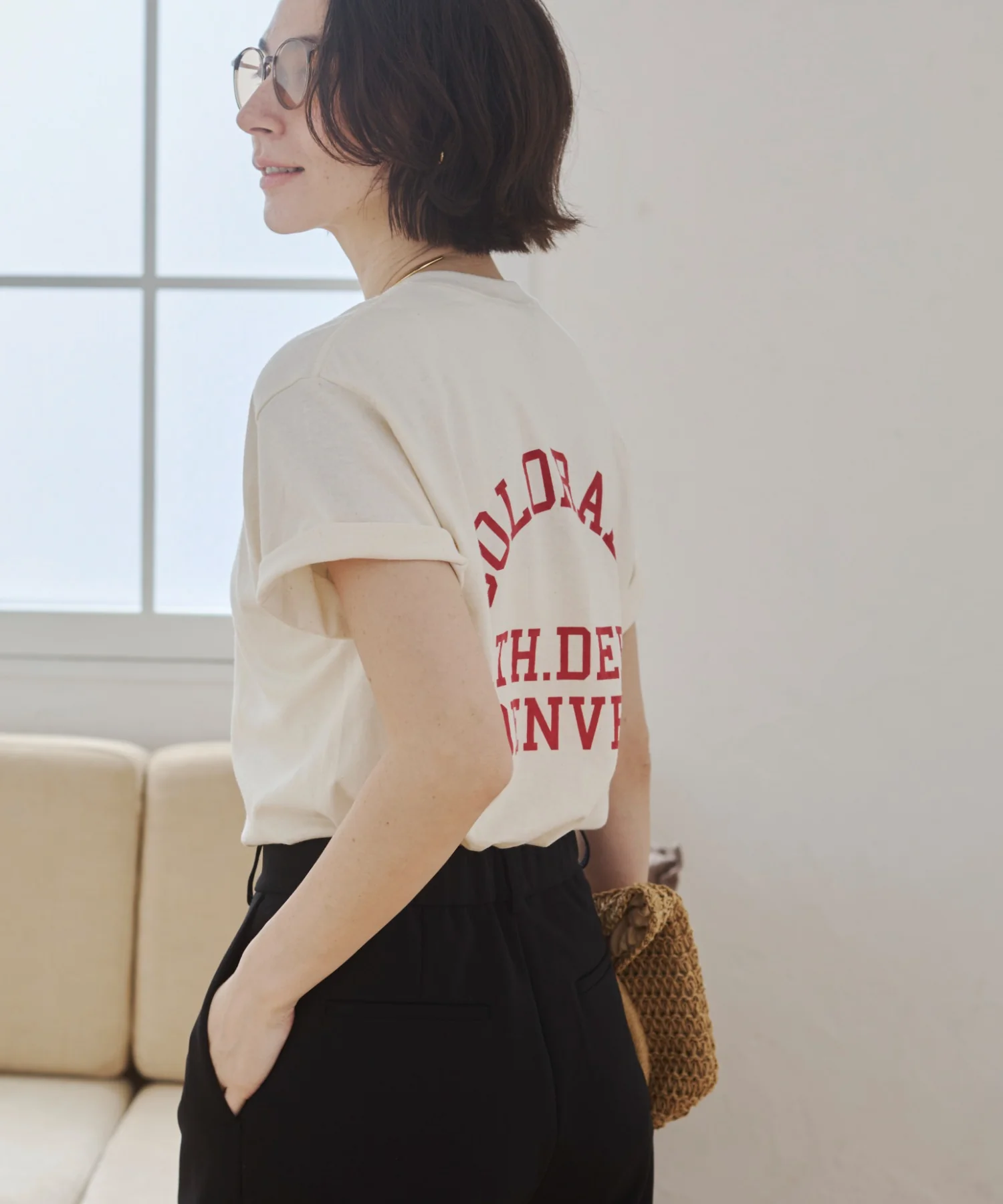 カレッジロゴプリントTee - Image 98