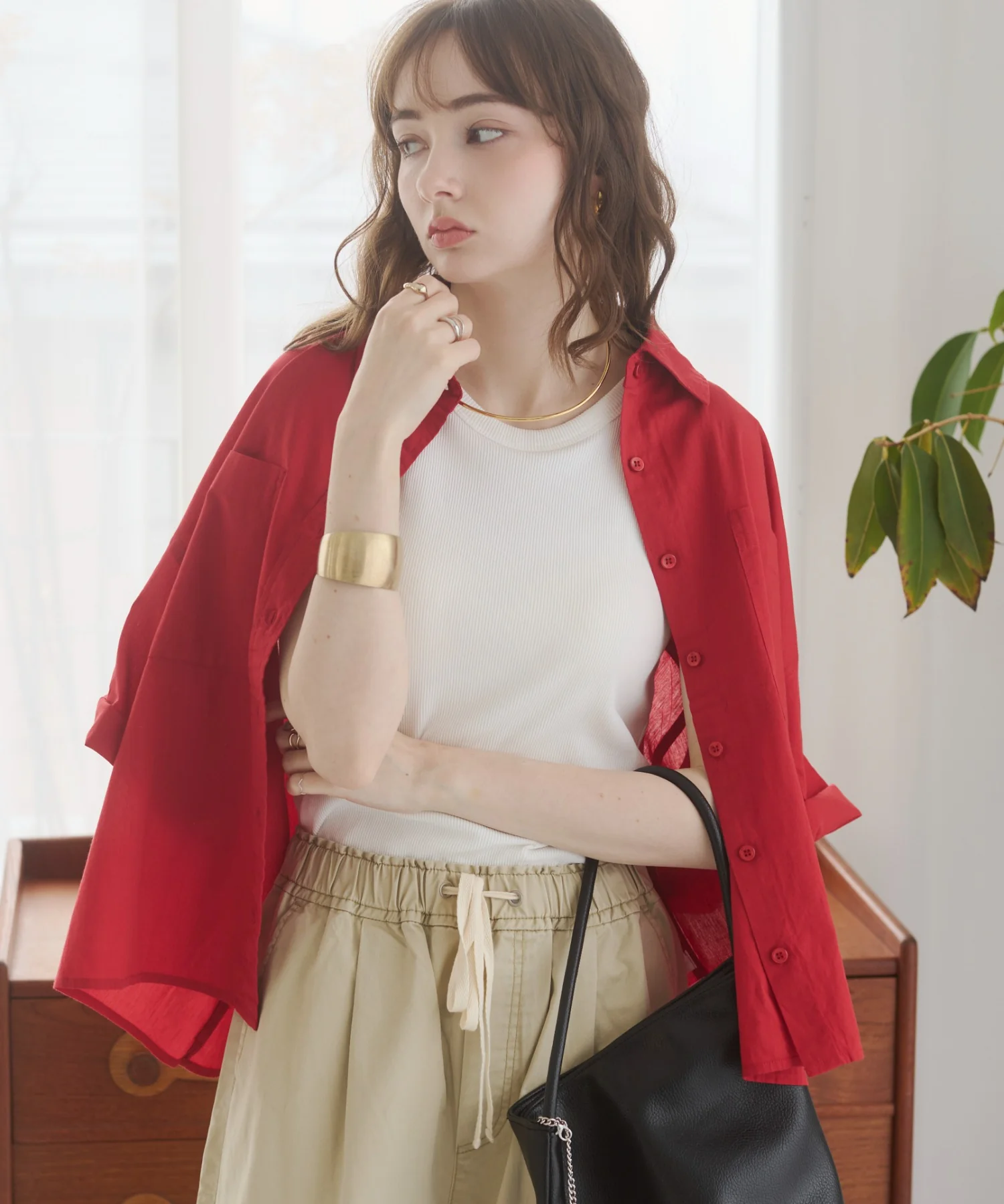 キャンブリックボイルオーバー半袖シャツ - Image 52