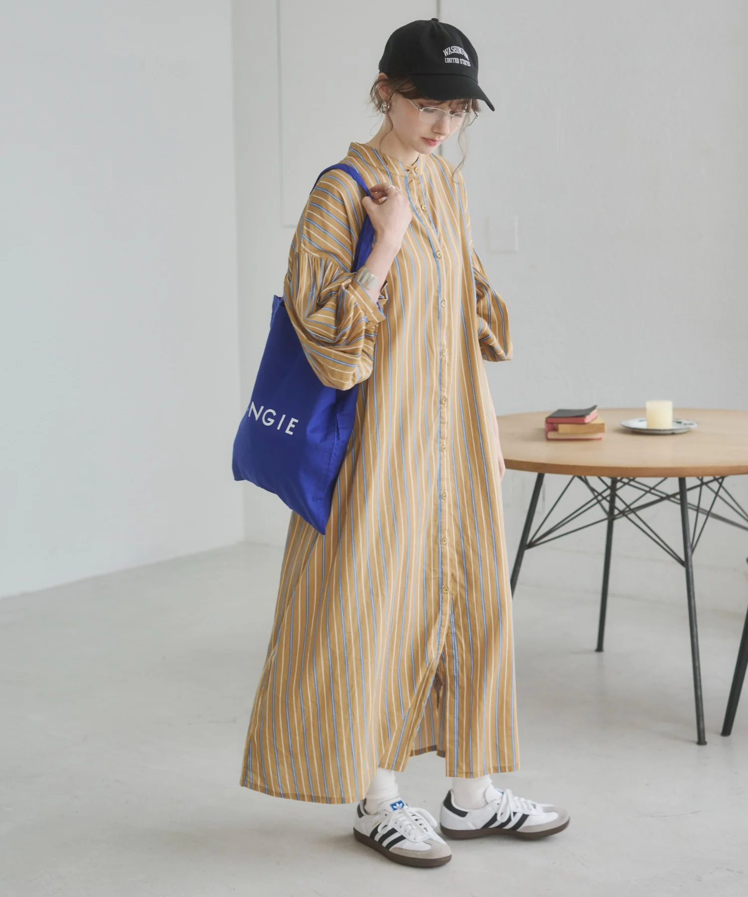 ギャザースリーブシャツワンピース - Image 47
