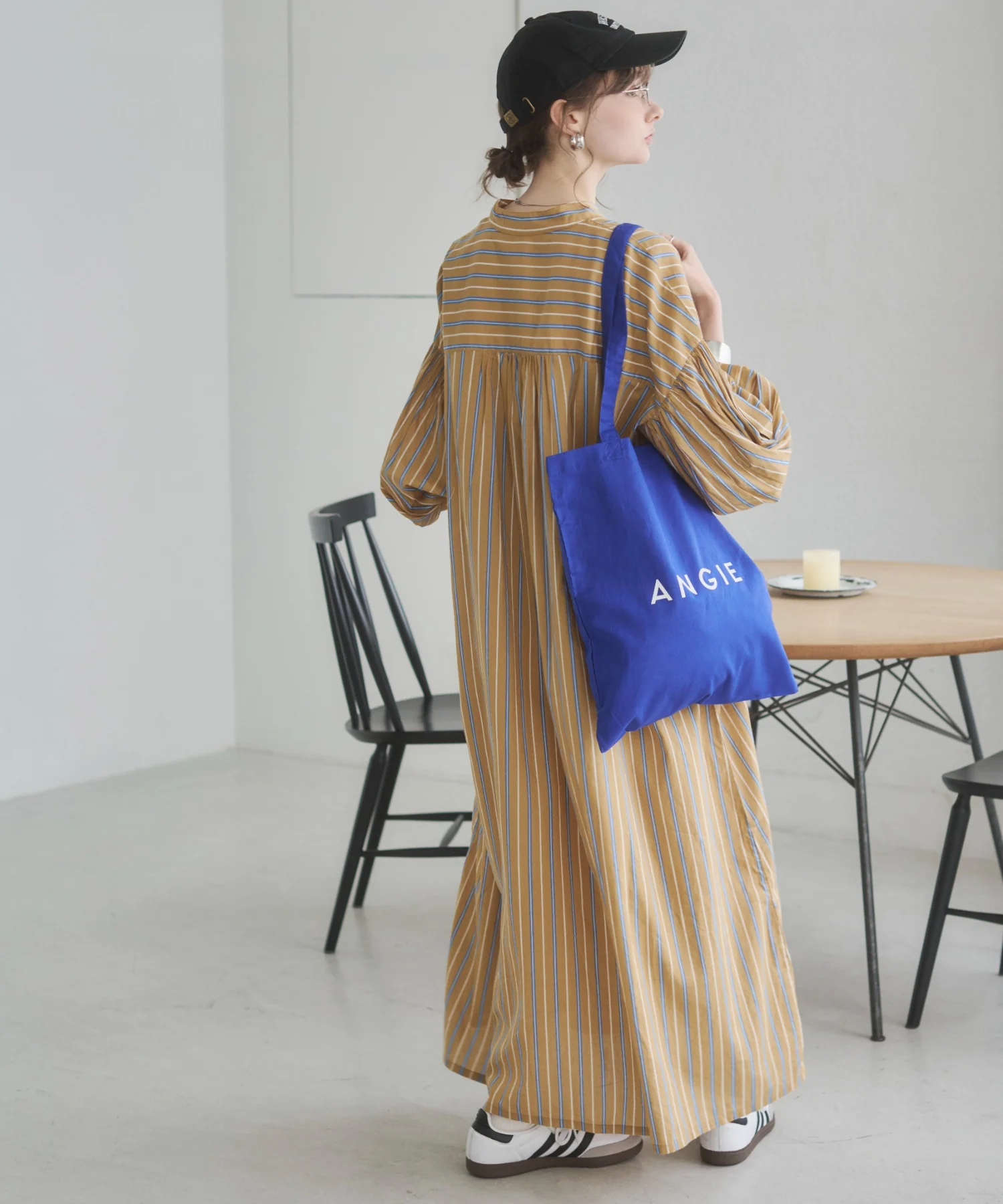 ギャザースリーブシャツワンピース - Image 49
