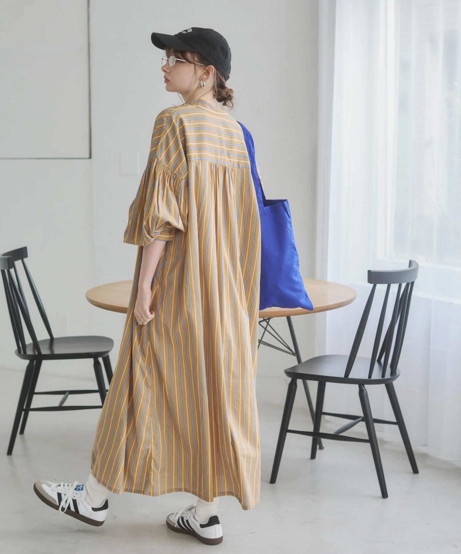 ギャザースリーブシャツワンピース - Image 50