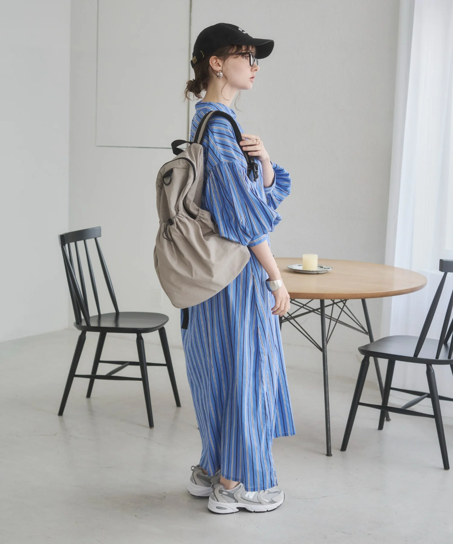 ギャザースリーブシャツワンピース - Image 57