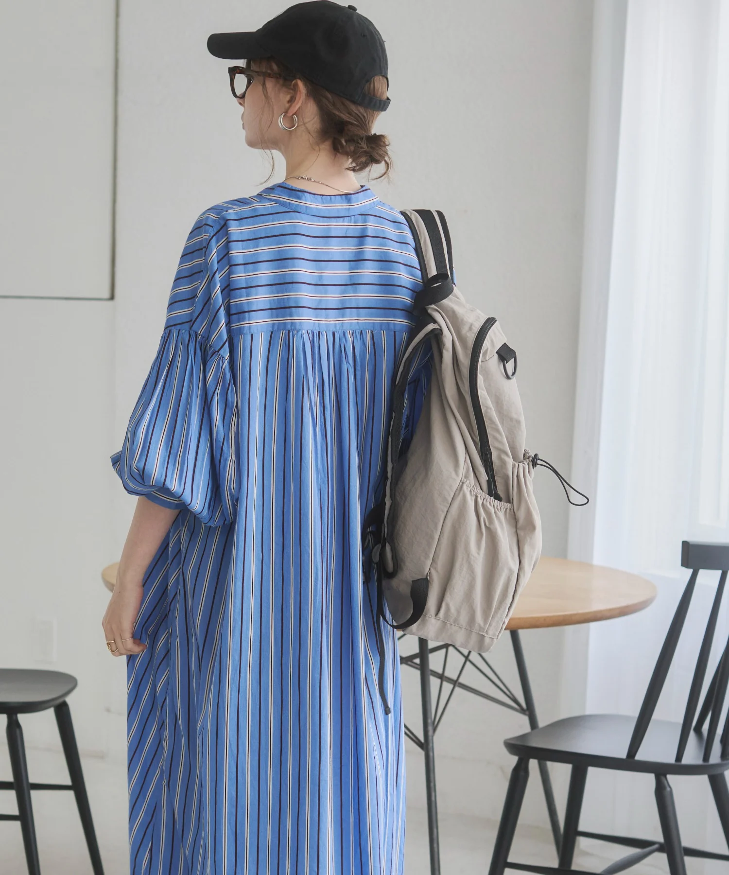 ギャザースリーブシャツワンピース - Image 58
