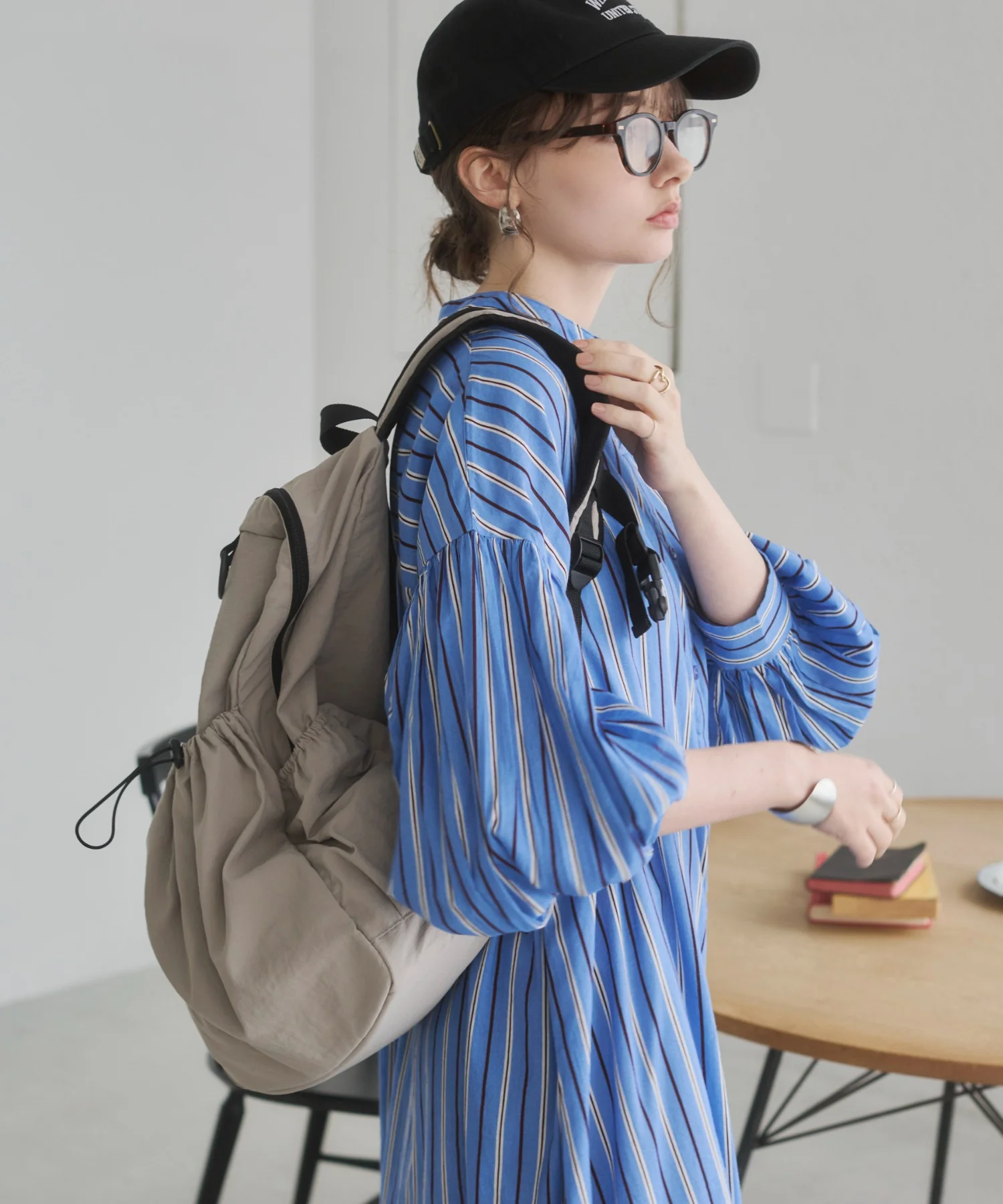 ギャザースリーブシャツワンピース - Image 60