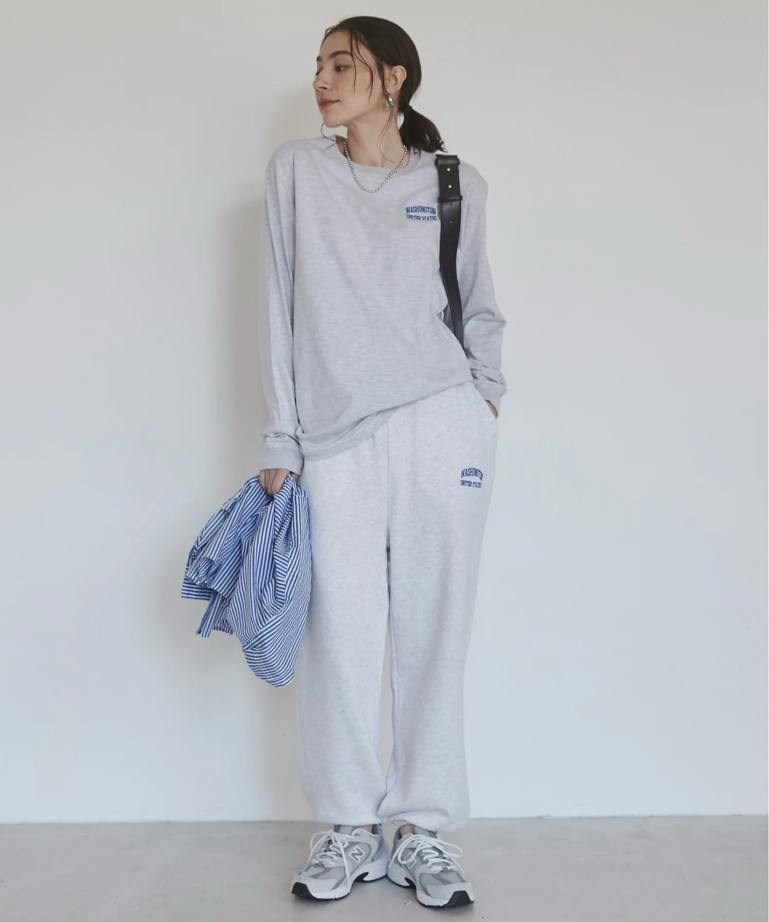 ワンポイント刺繍スウェットパンツ - Image 11