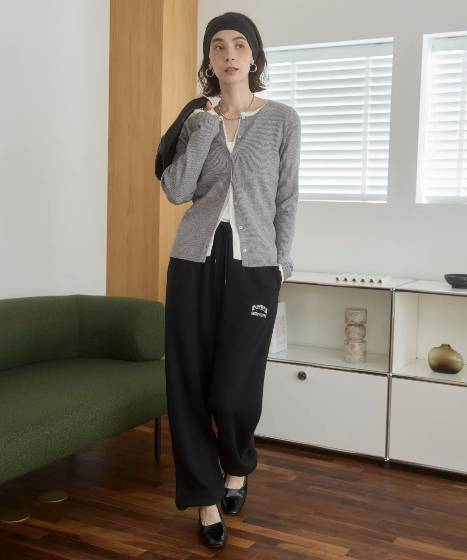 ワンポイント刺繍スウェットパンツ - Image 12