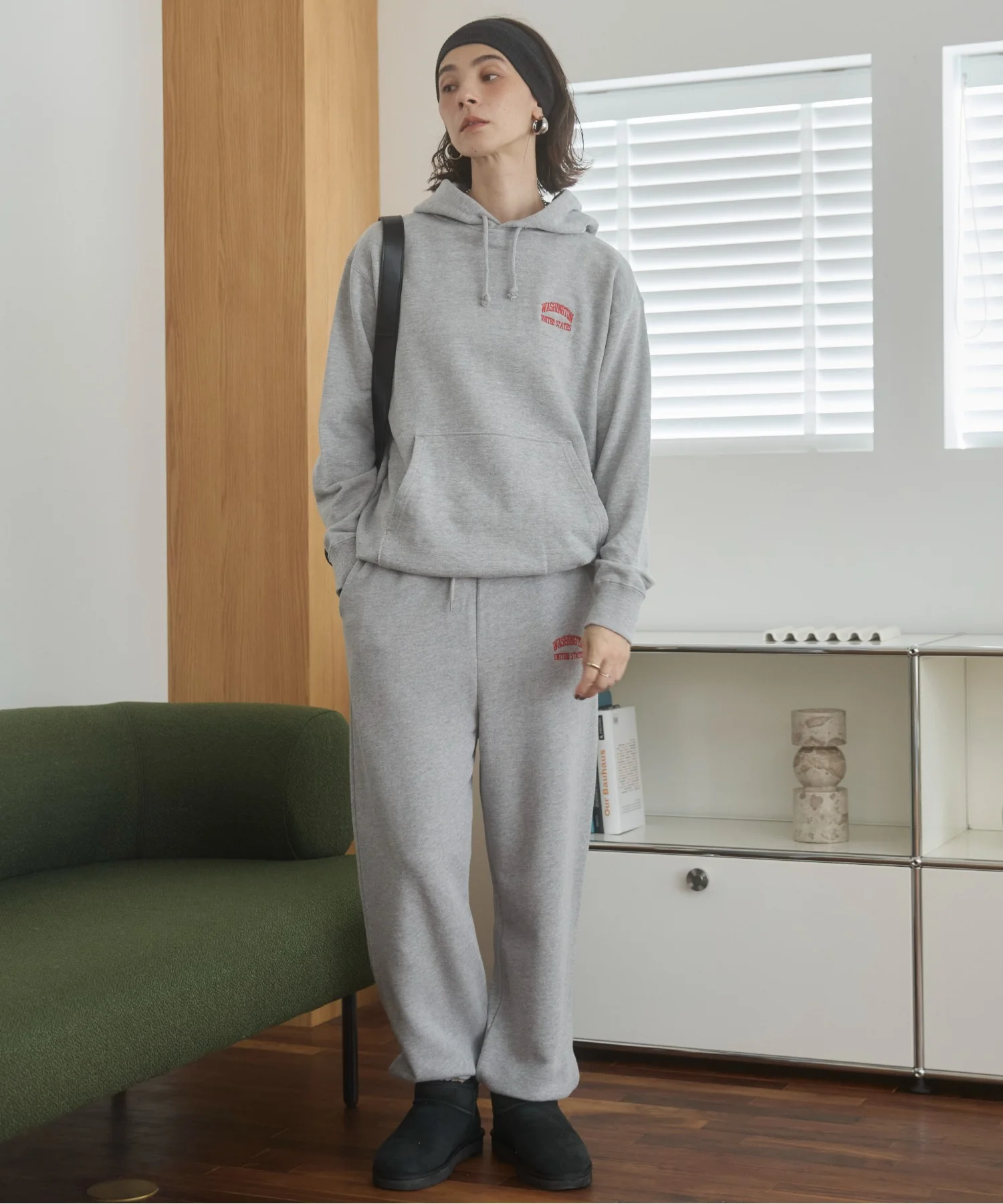 ワンポイント刺繍スウェットパンツ - Image 8