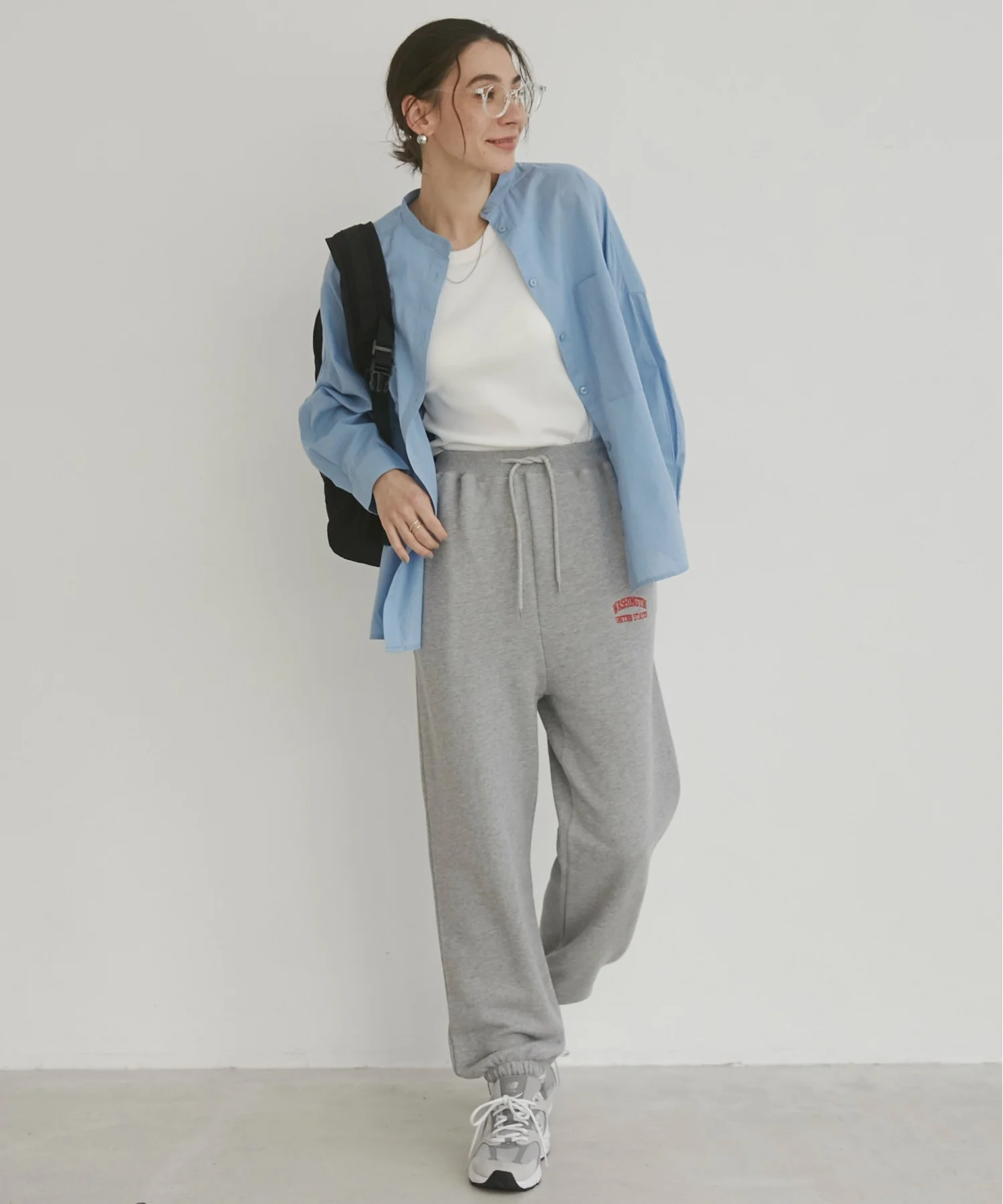 ワンポイント刺繍スウェットパンツ - Image 9