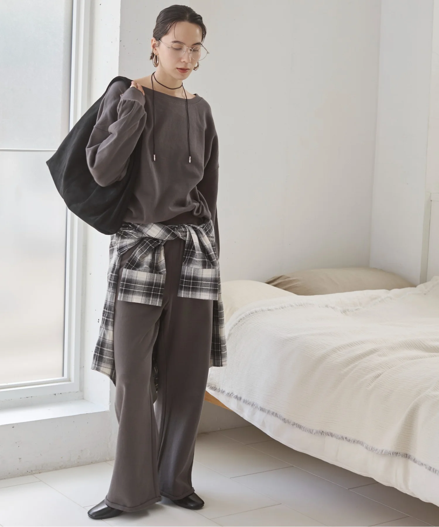 ワイドスウェットパンツ - Image 6