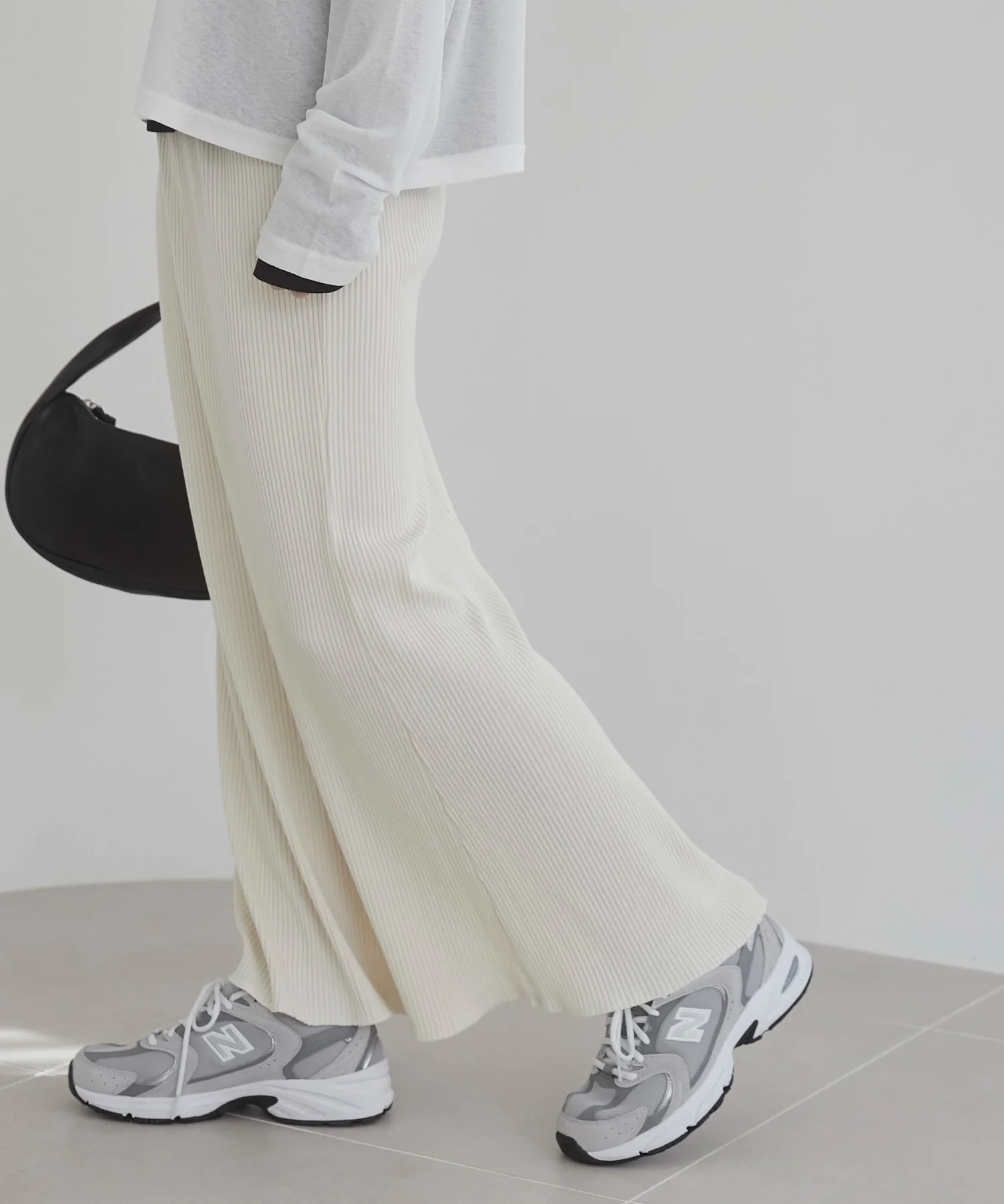 リブマーメイドスカート - Image 12