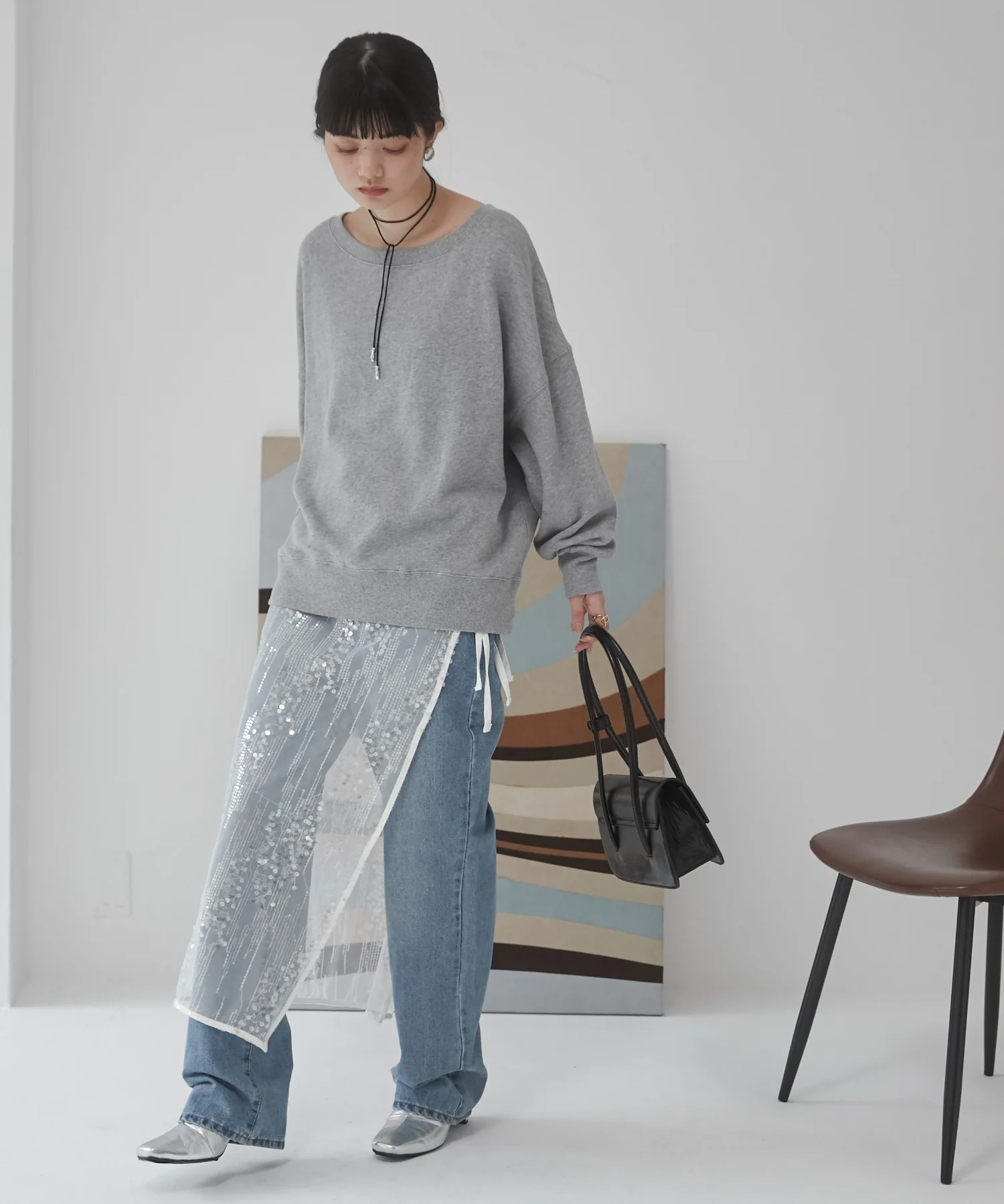 オフショルスウェット - Image 13