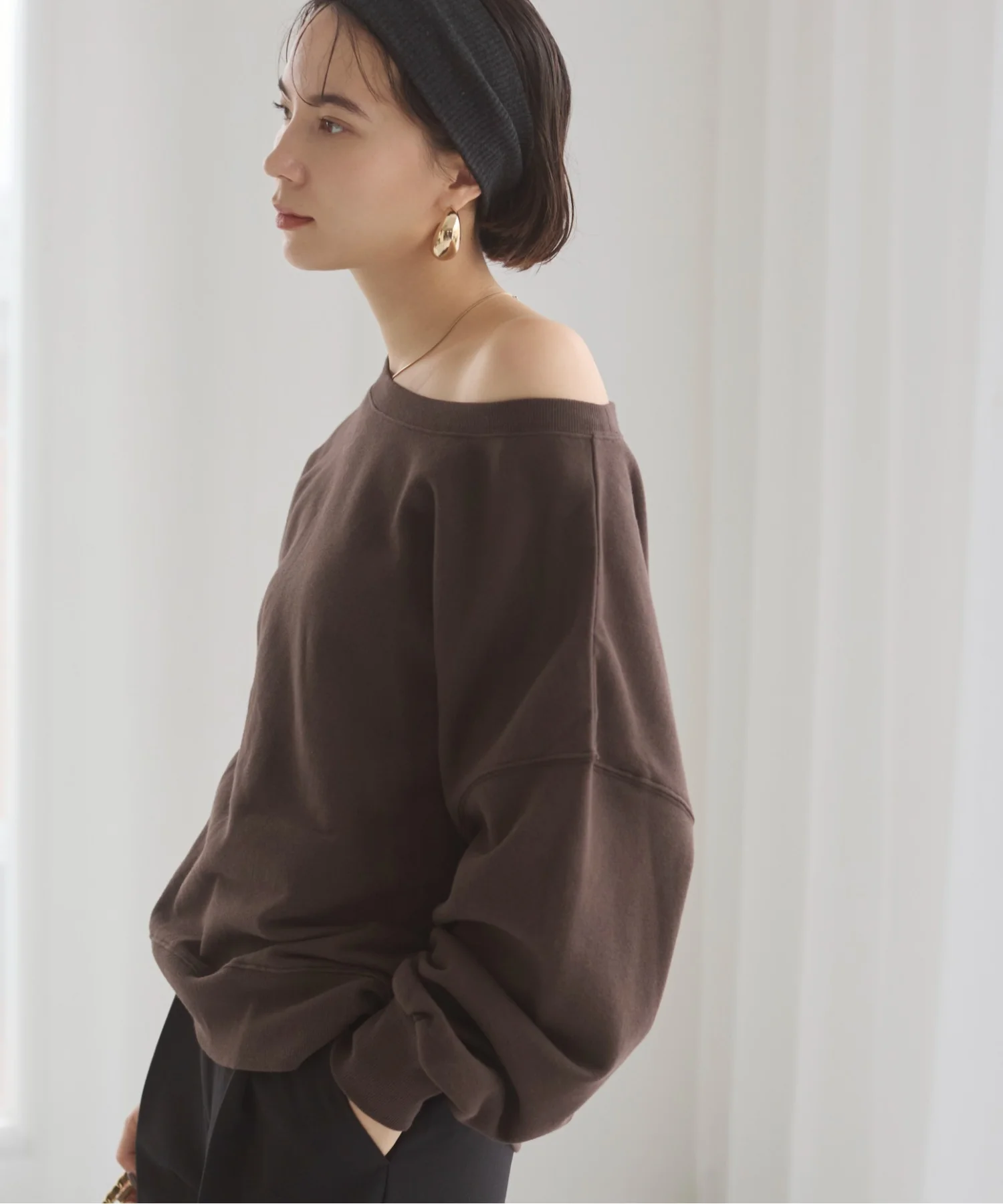オフショルスウェット - Image 17