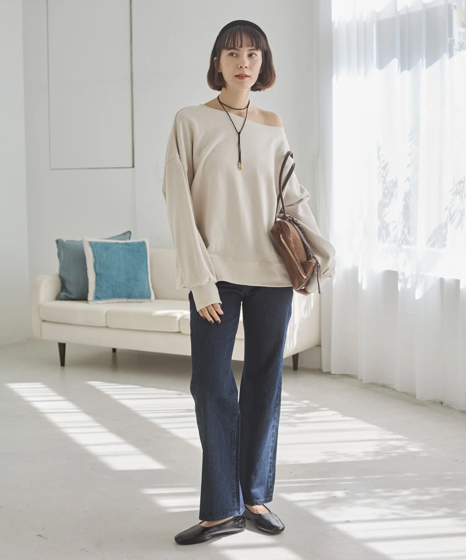 オフショルスウェット - Image 8