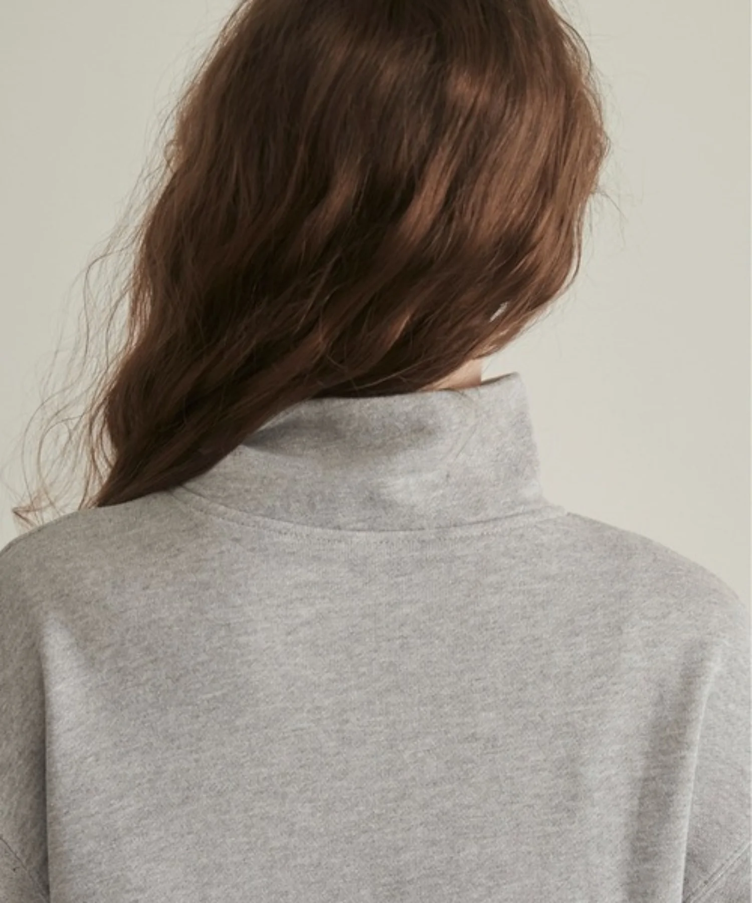 ワンポイント刺繍ハーフZIPスウェットプルオーバー - Image 12