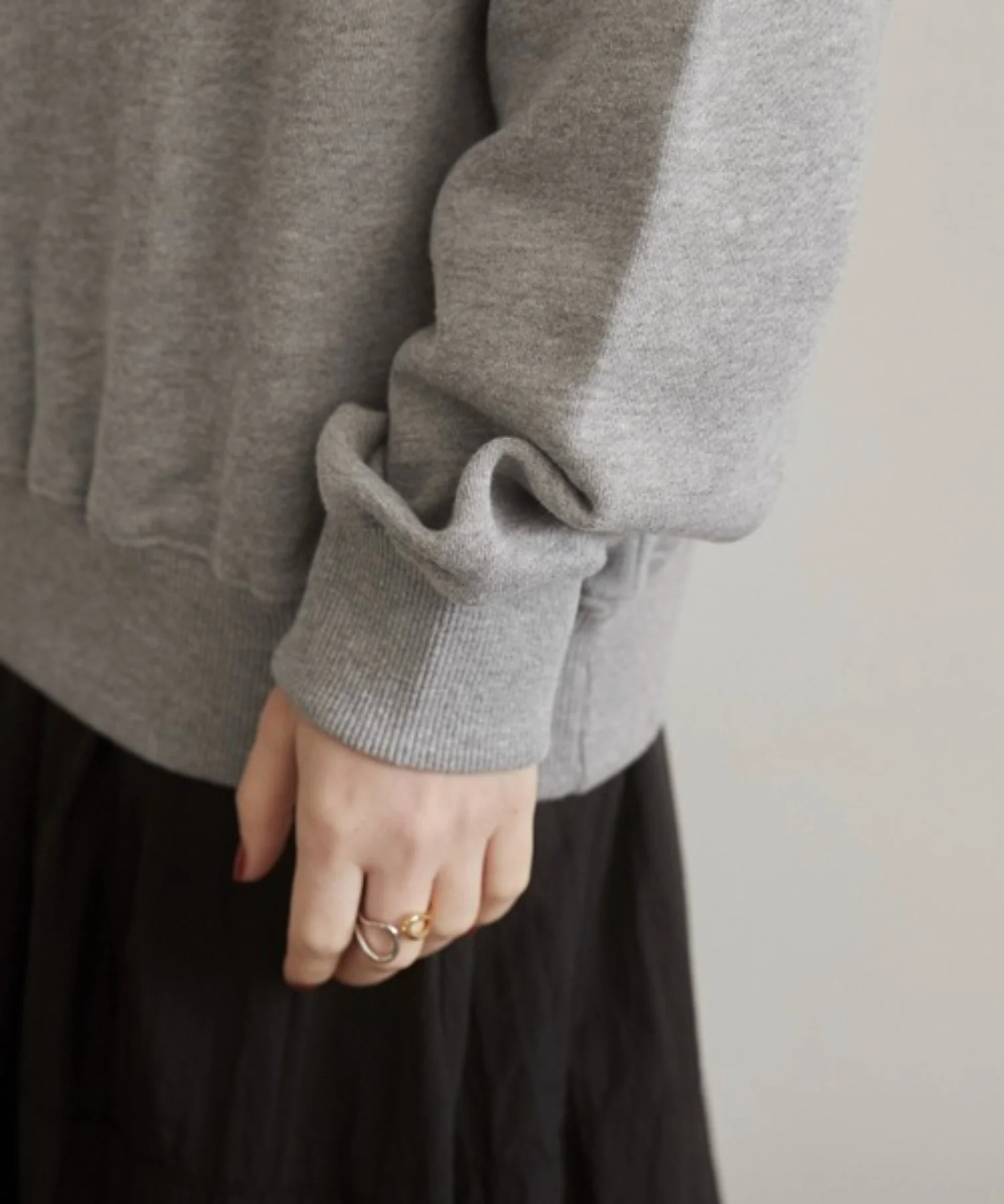 ワンポイント刺繍ハーフZIPスウェットプルオーバー - Image 14