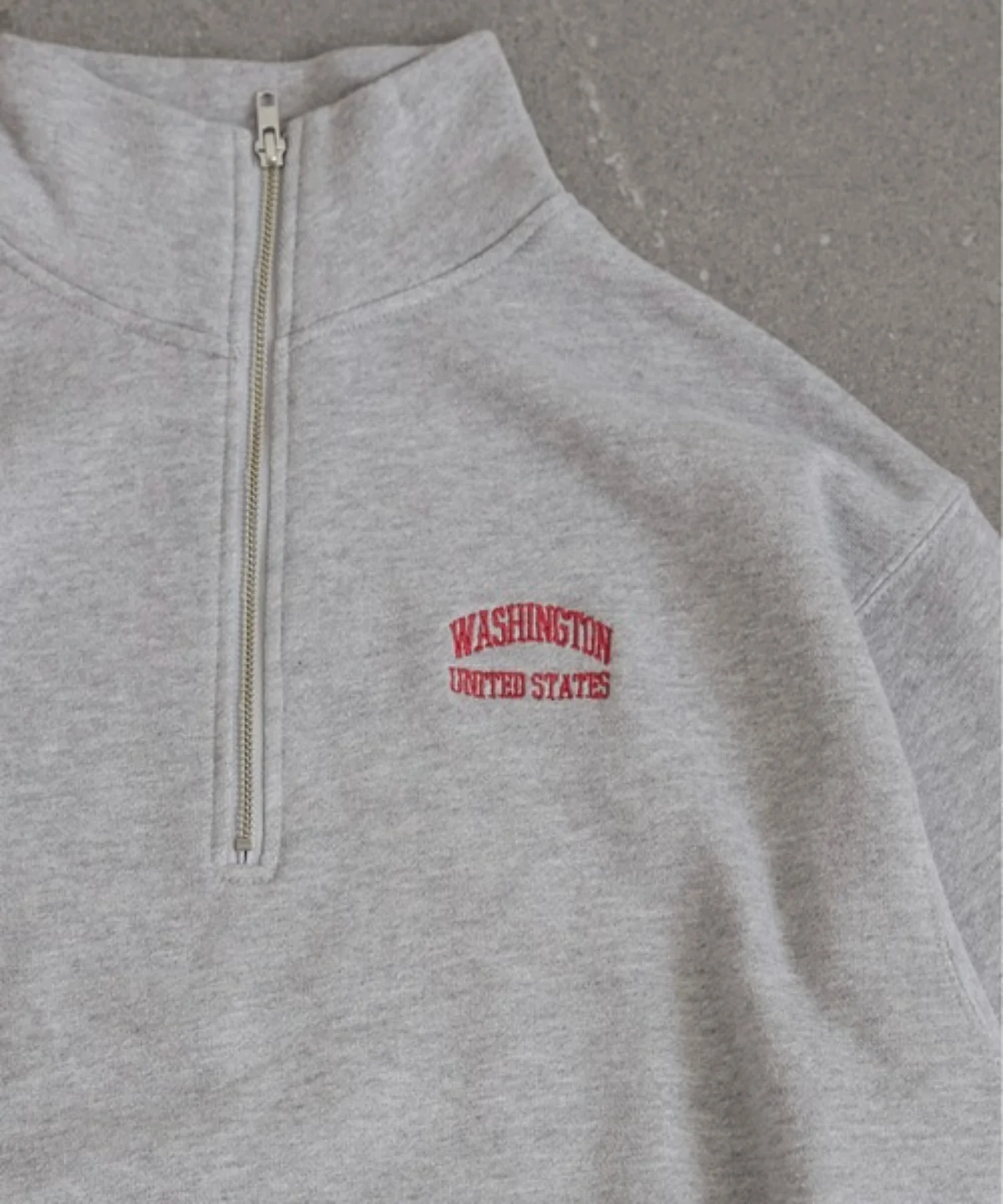 ワンポイント刺繍ハーフZIPスウェットプルオーバー - Image 21