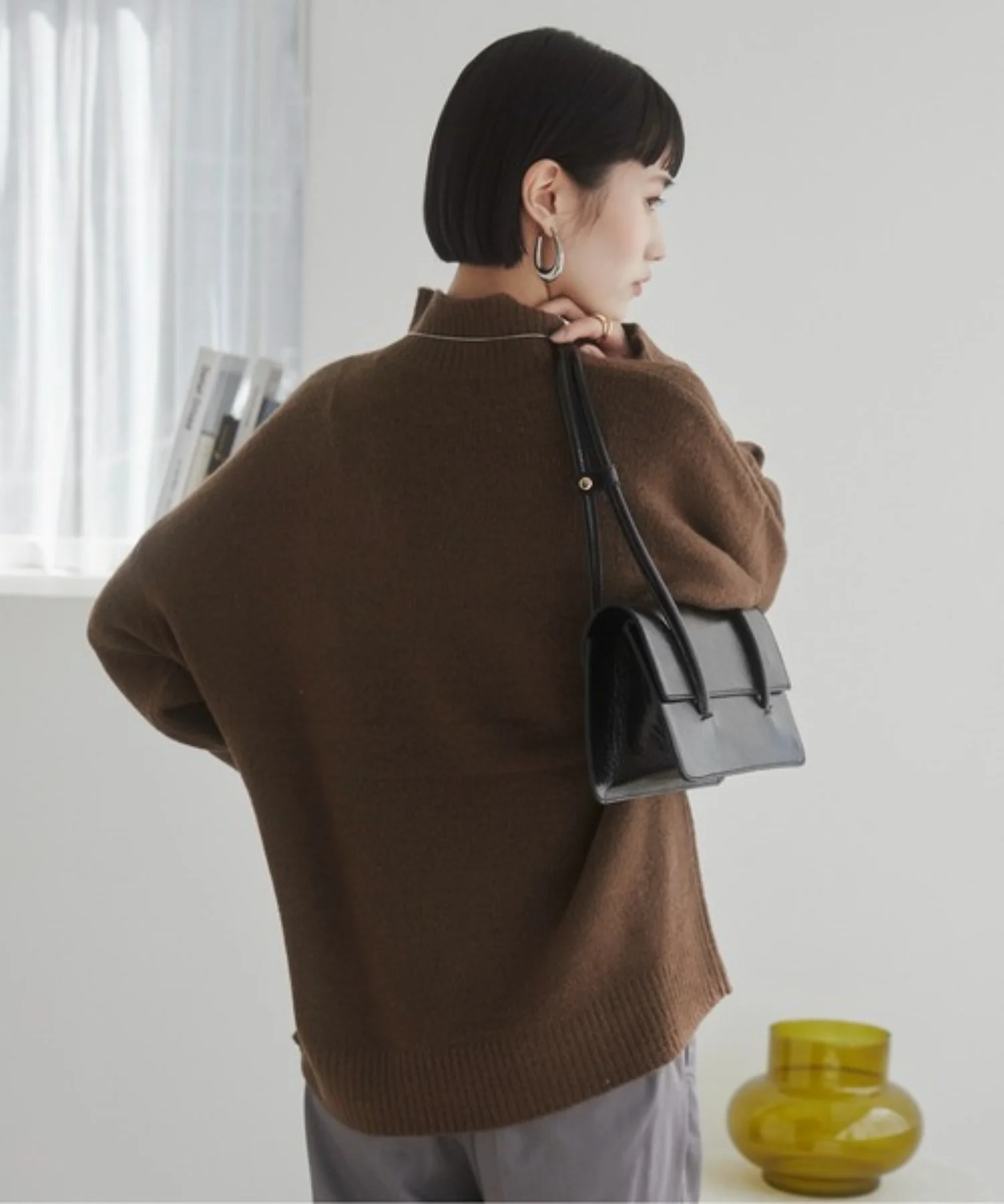 オーバーサイズハイネックニット - Image 11
