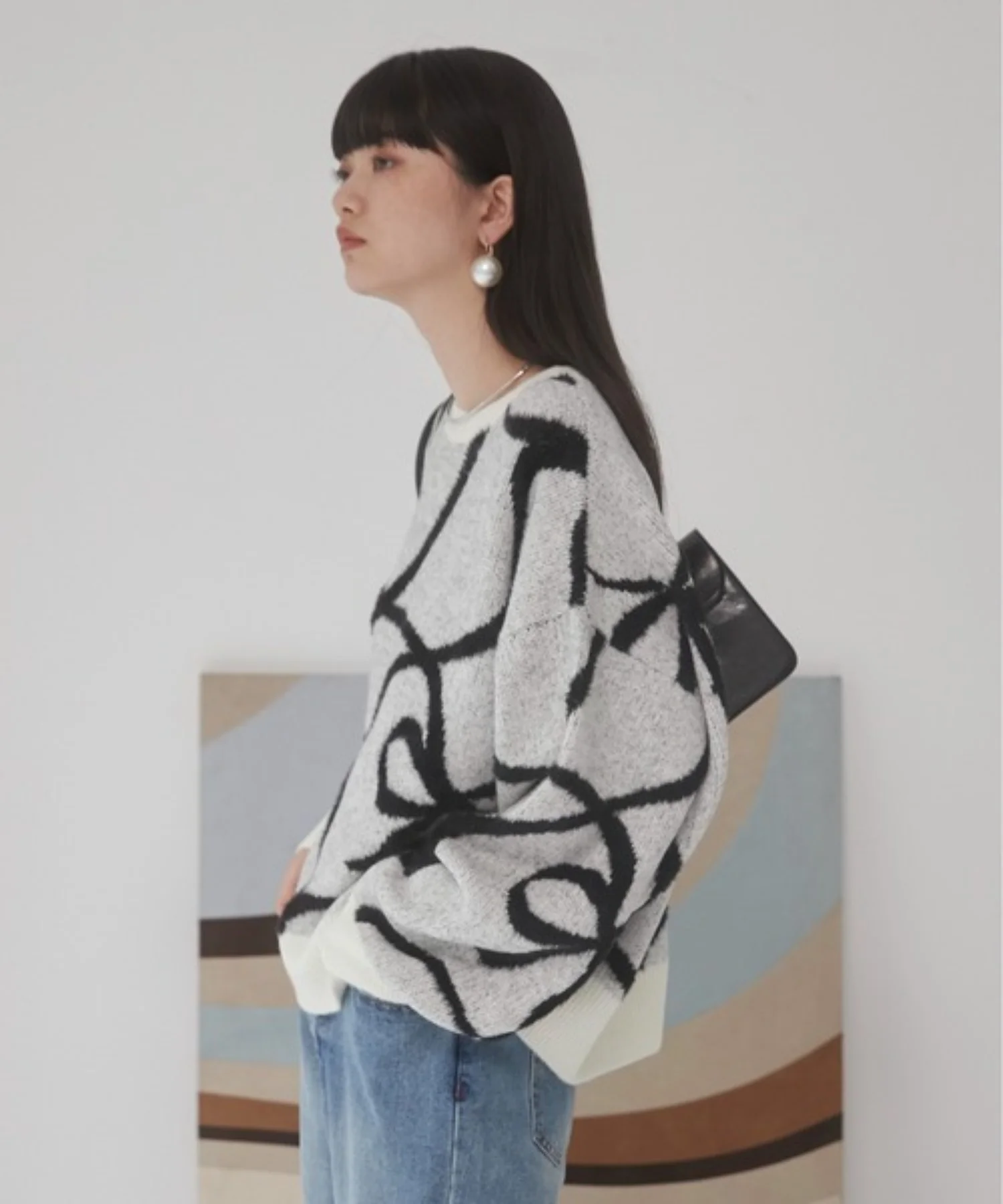 リボンデザインニット - Image 4
