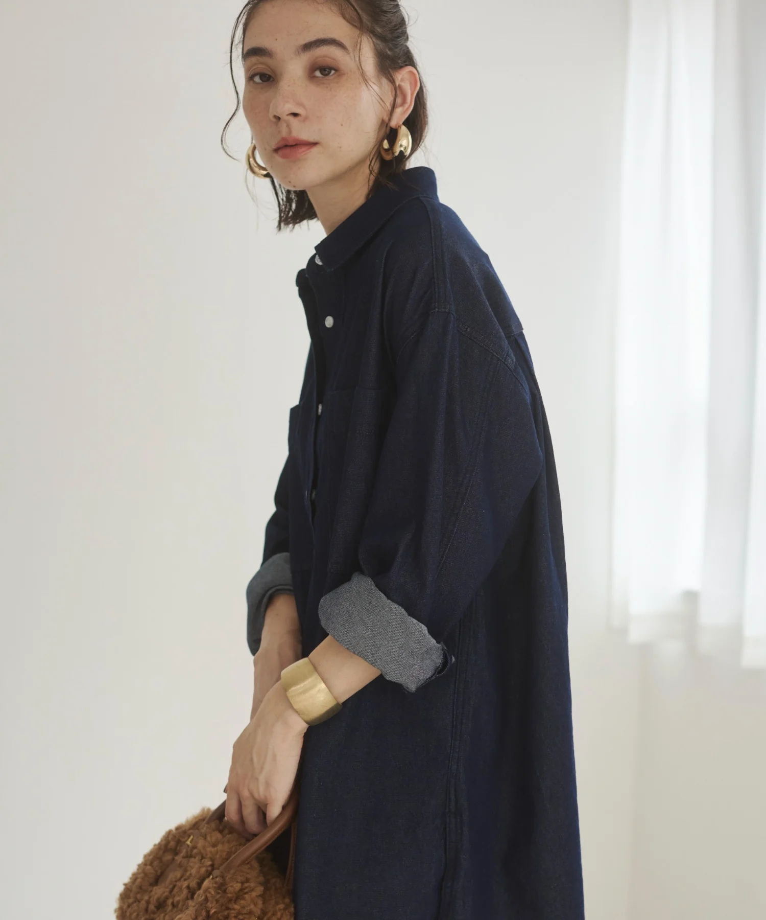 デニムチュニックシャツ - Image 17