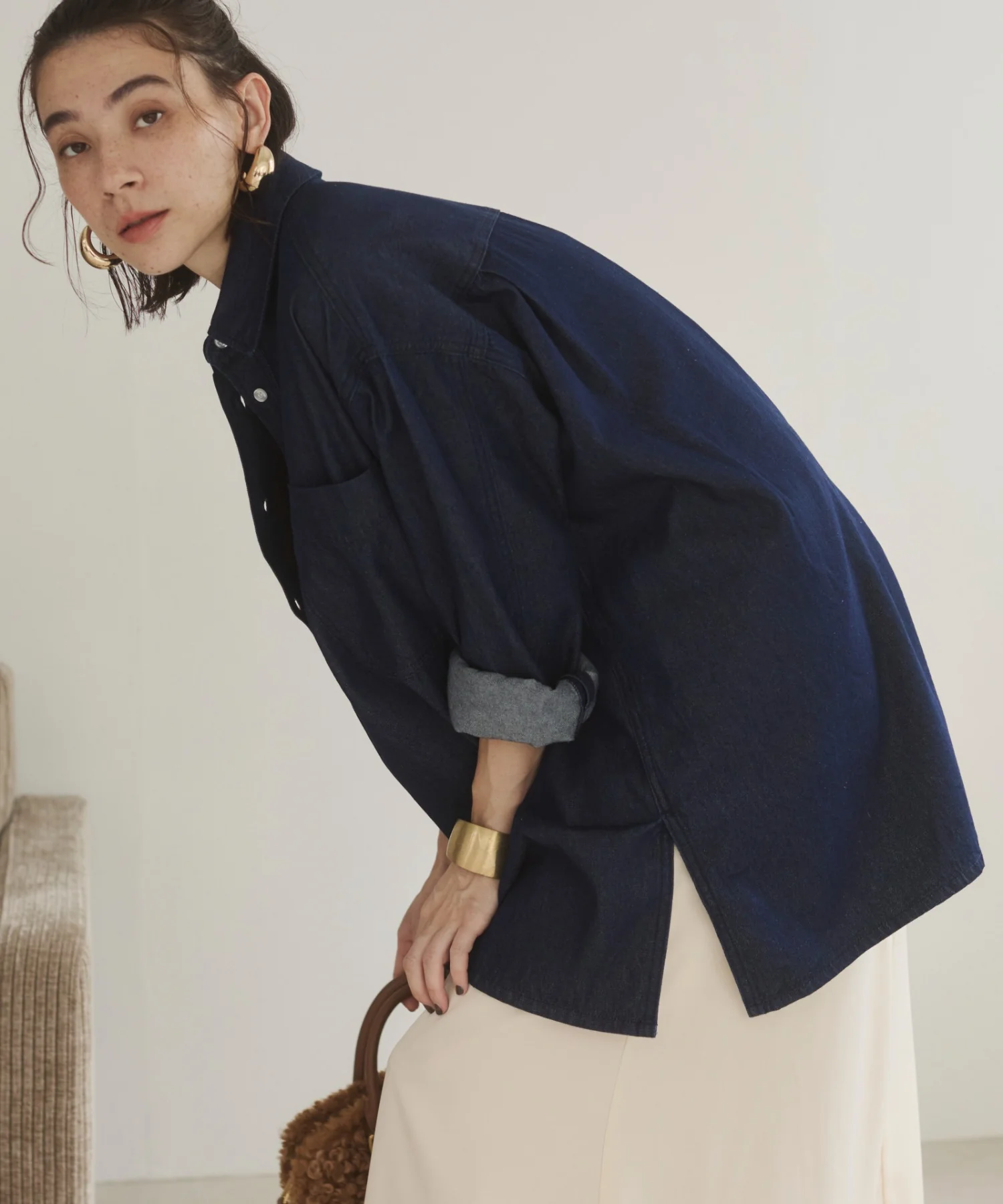 デニムチュニックシャツ - Image 18
