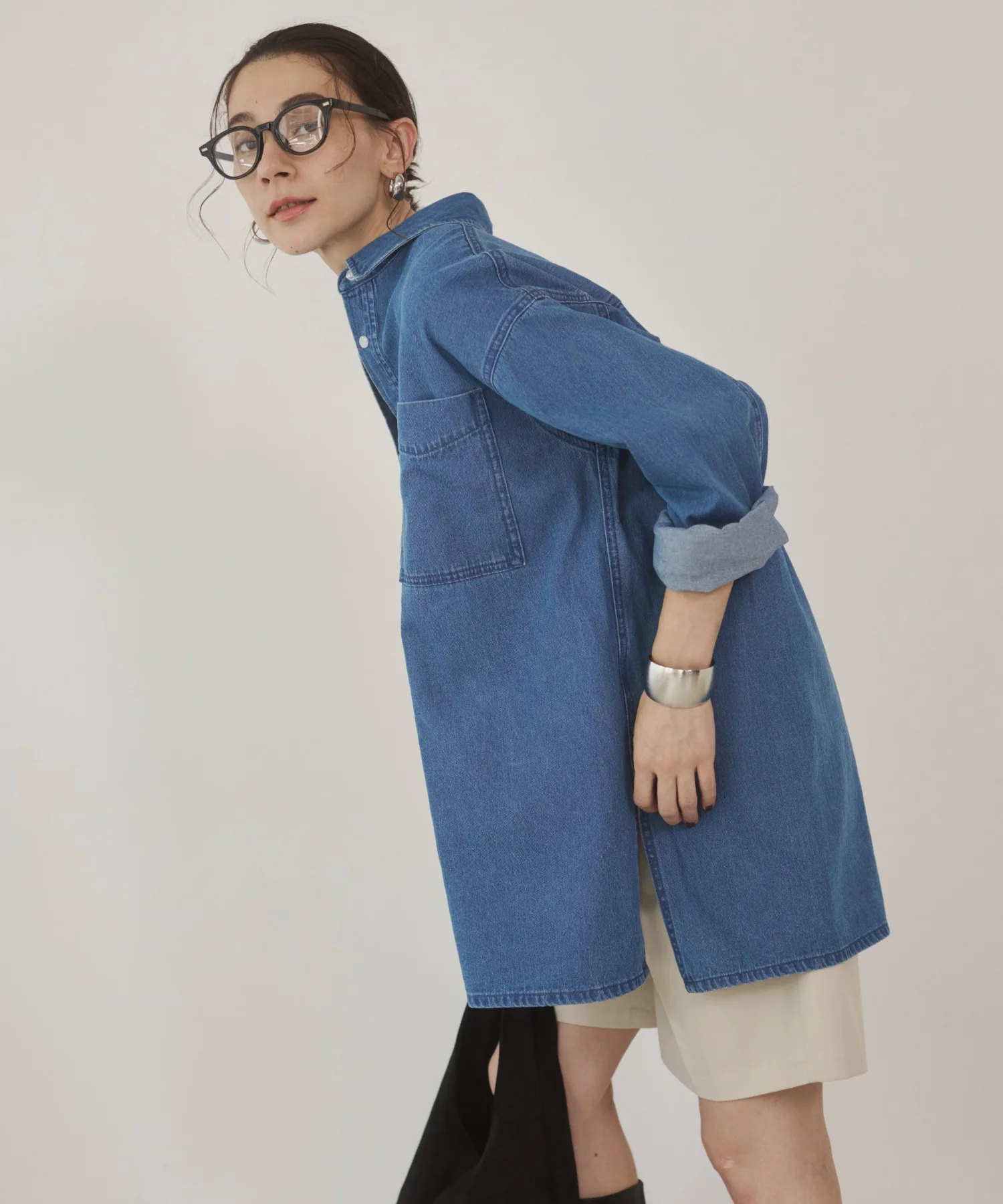 デニムチュニックシャツ - Image 31