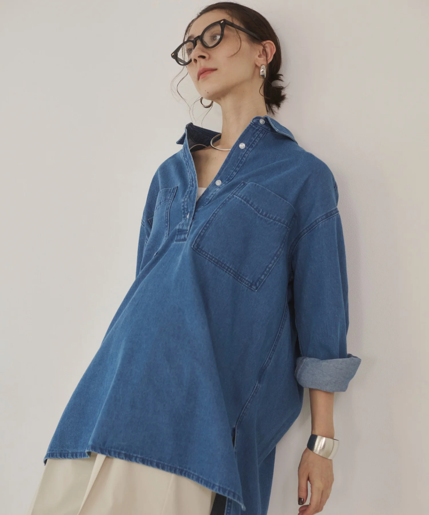 デニムチュニックシャツ - Image 33