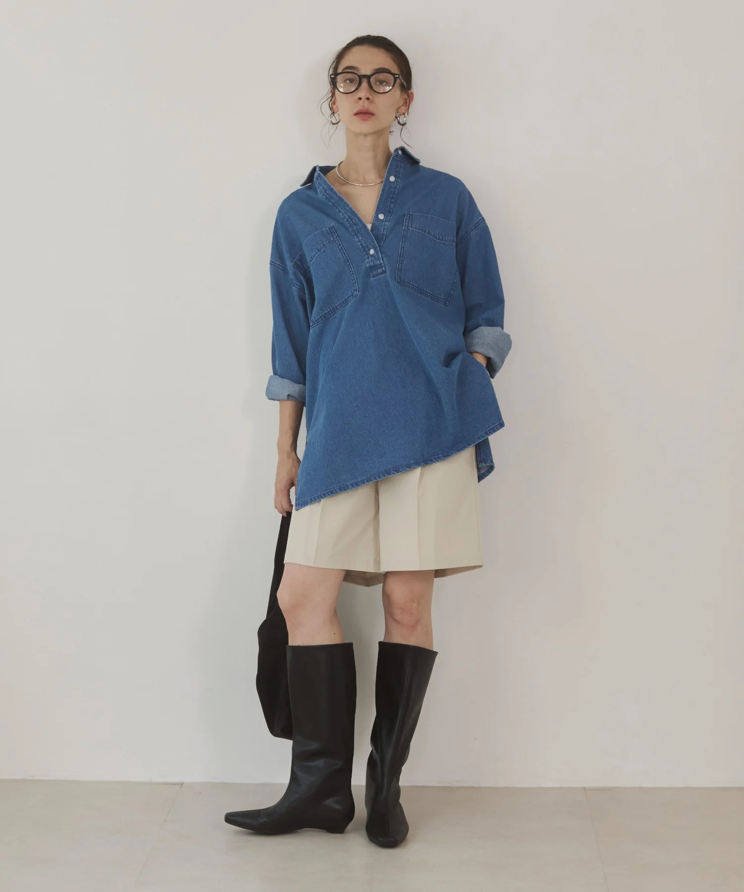 デニムチュニックシャツ - Image 37