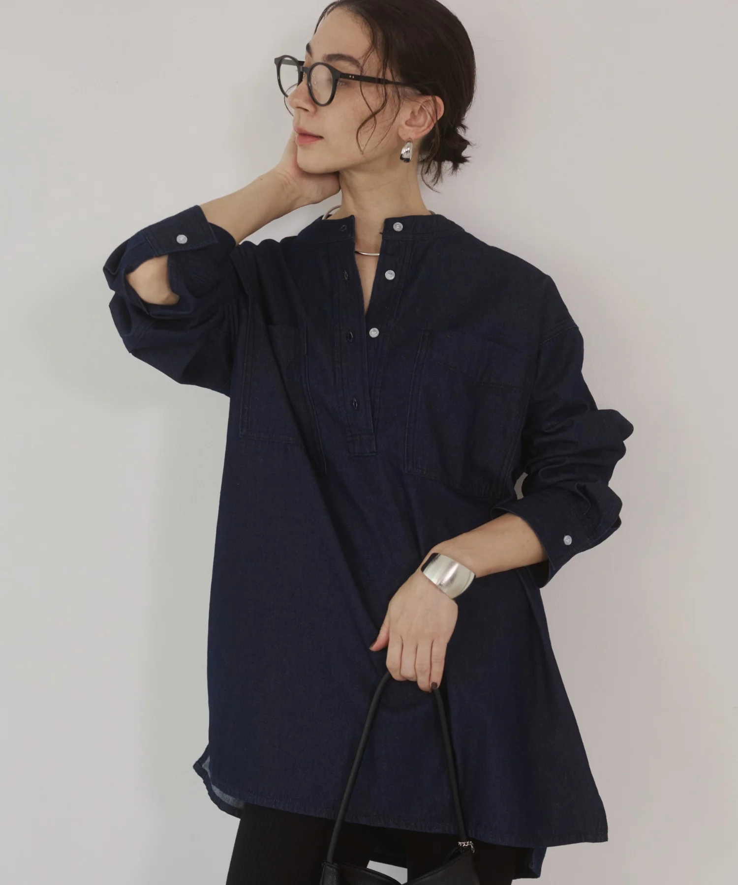 デニムチュニックシャツ - Image 38