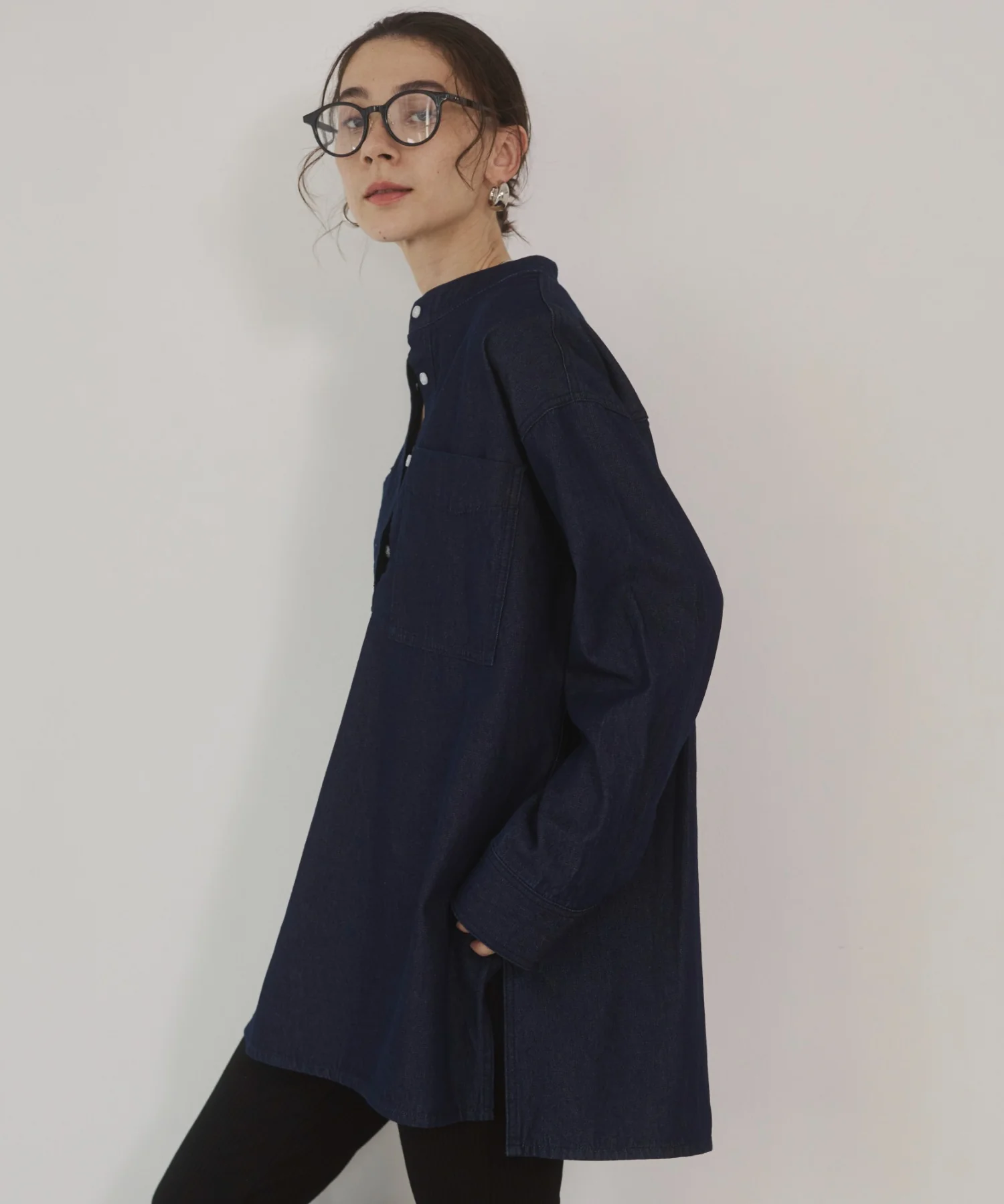 デニムチュニックシャツ - Image 43