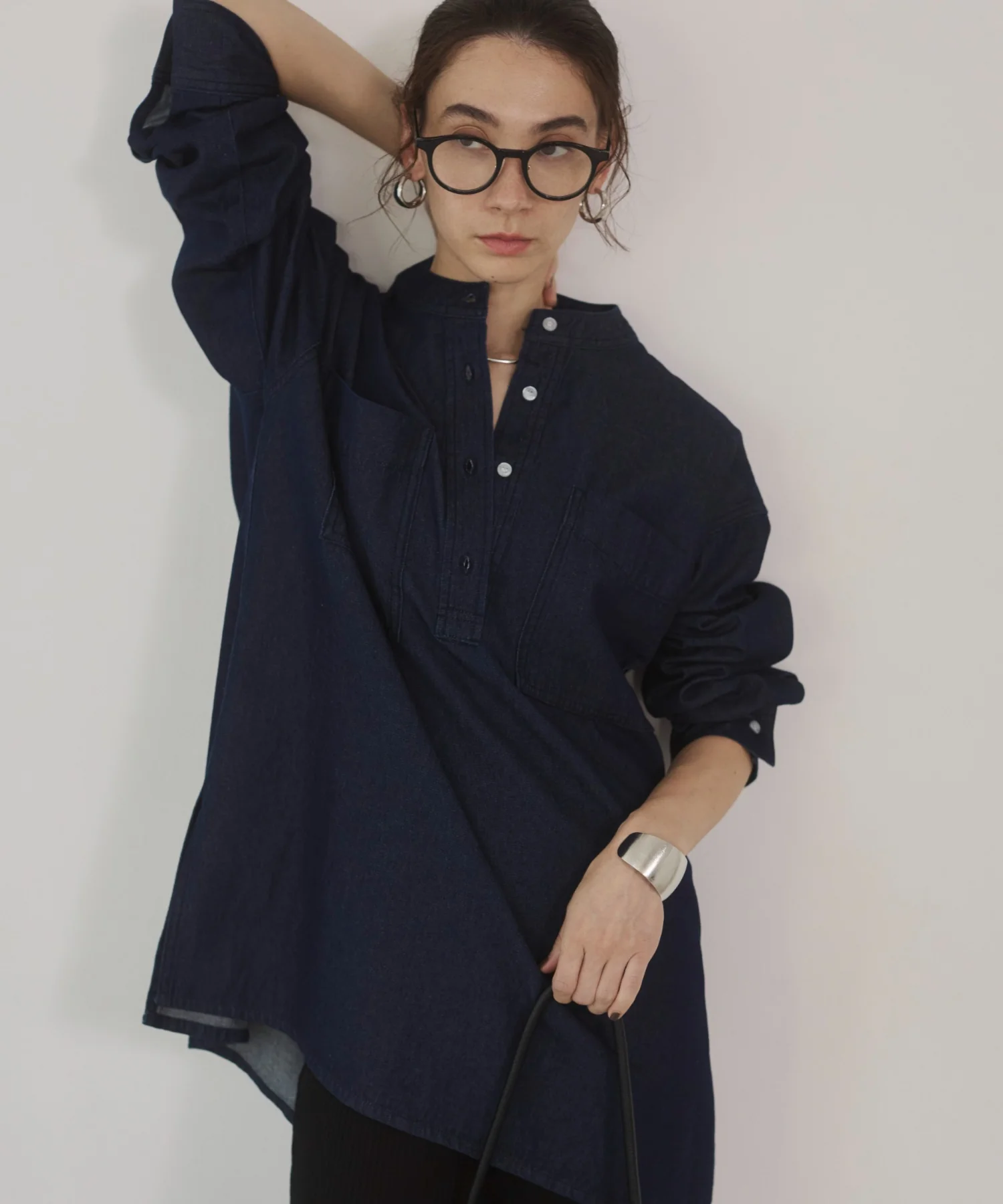 デニムチュニックシャツ - Image 44