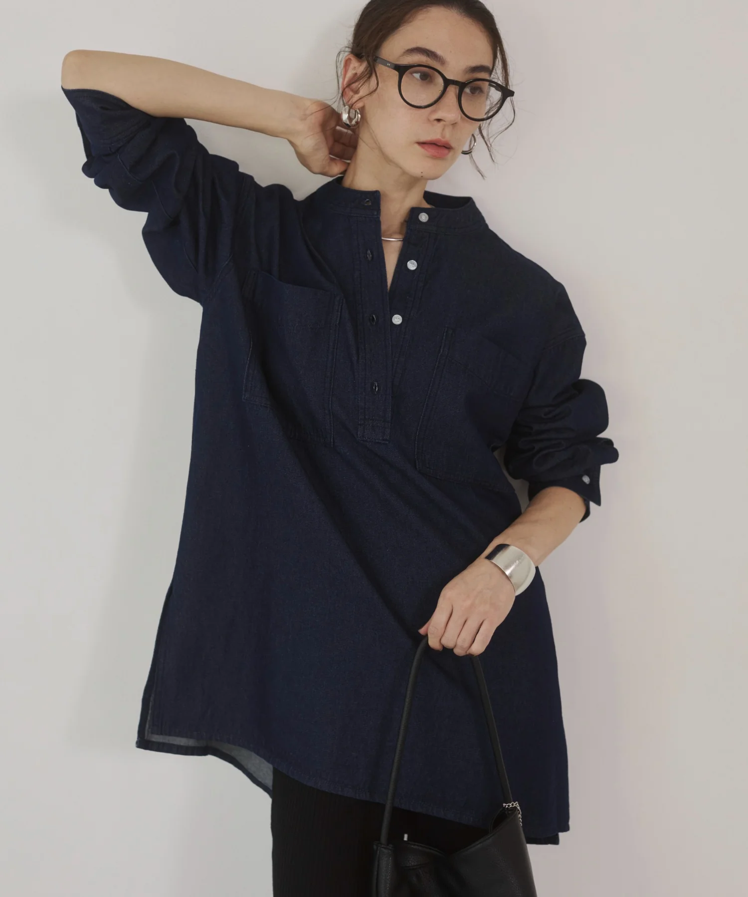 デニムチュニックシャツ - Image 45