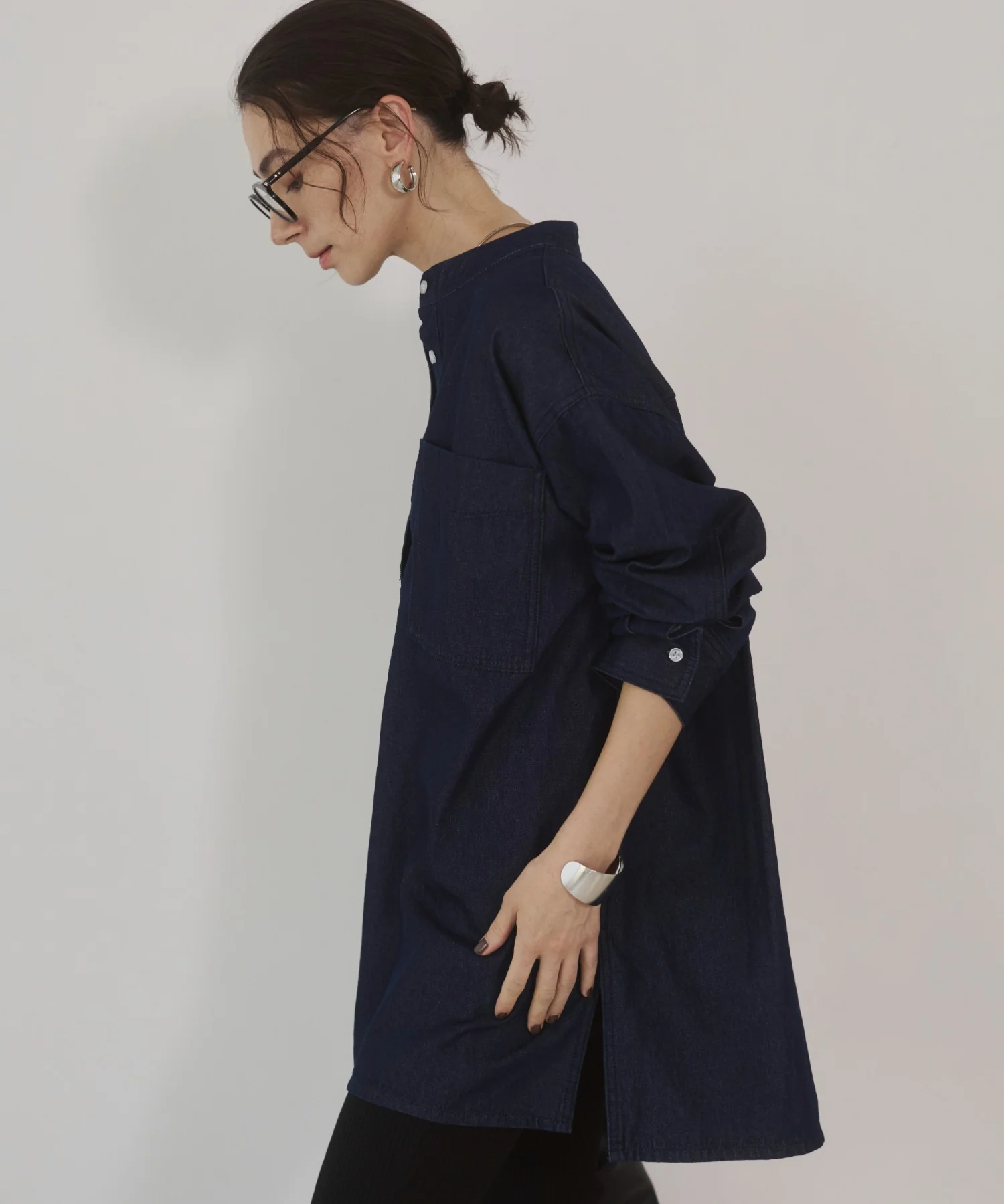 デニムチュニックシャツ - Image 46