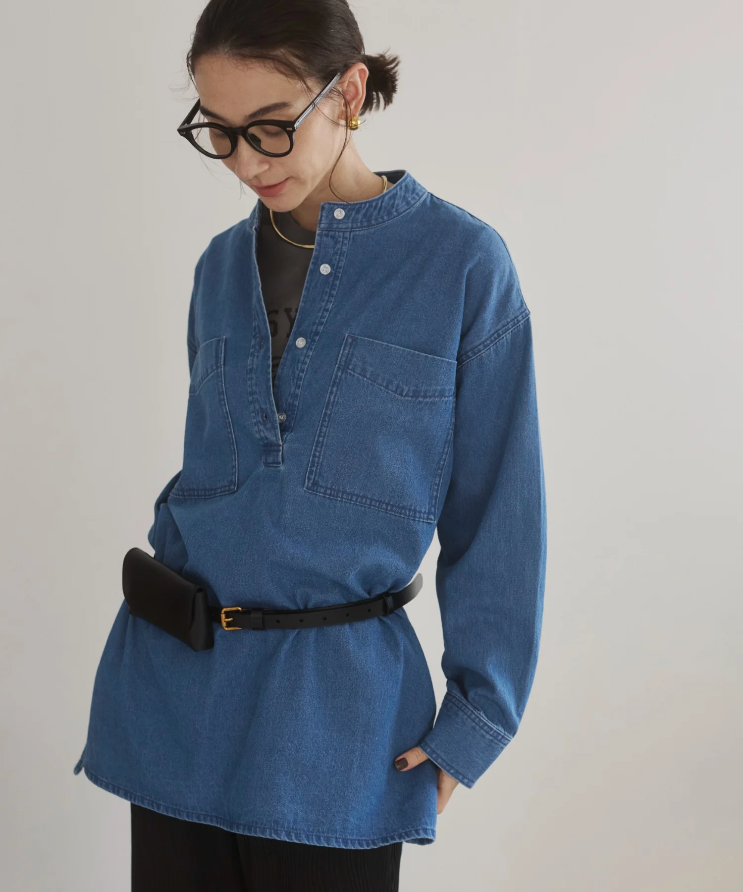 デニムチュニックシャツ - Image 51