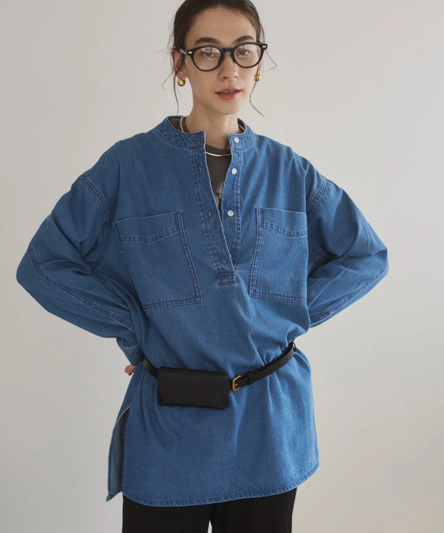 デニムチュニックシャツ - Image 52