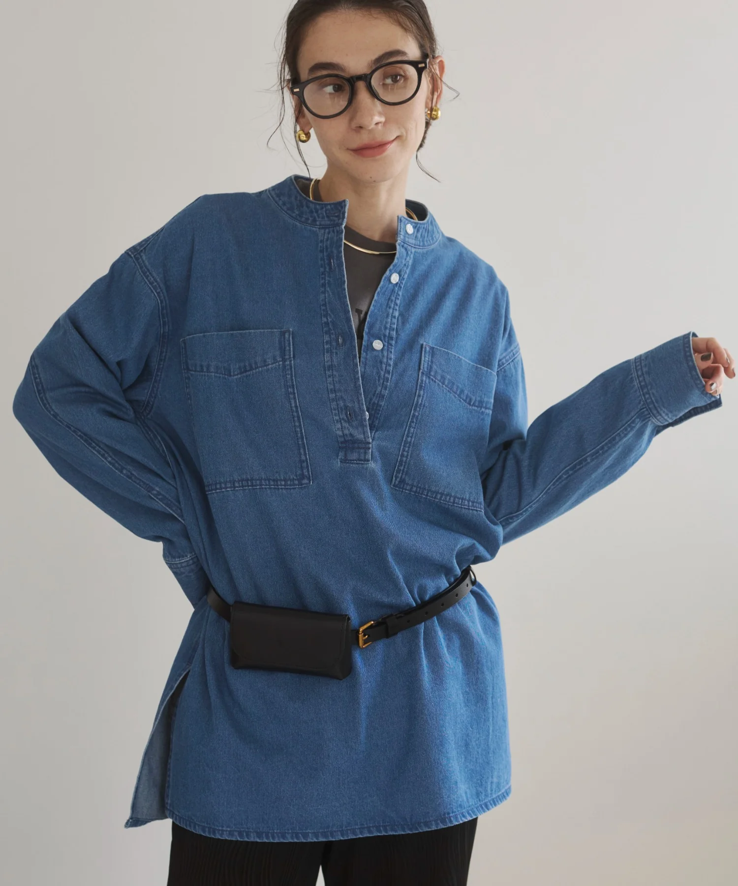 デニムチュニックシャツ - Image 53