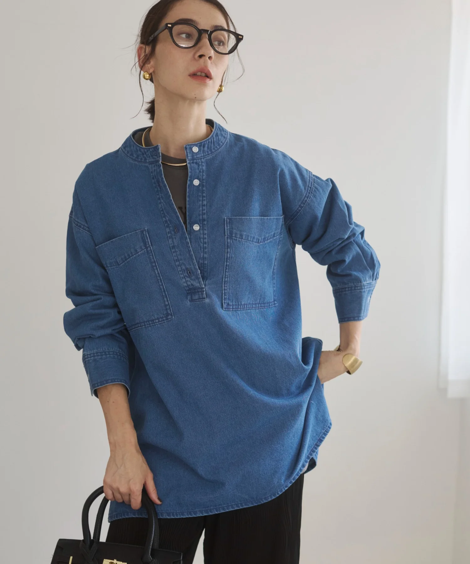 デニムチュニックシャツ - Image 55