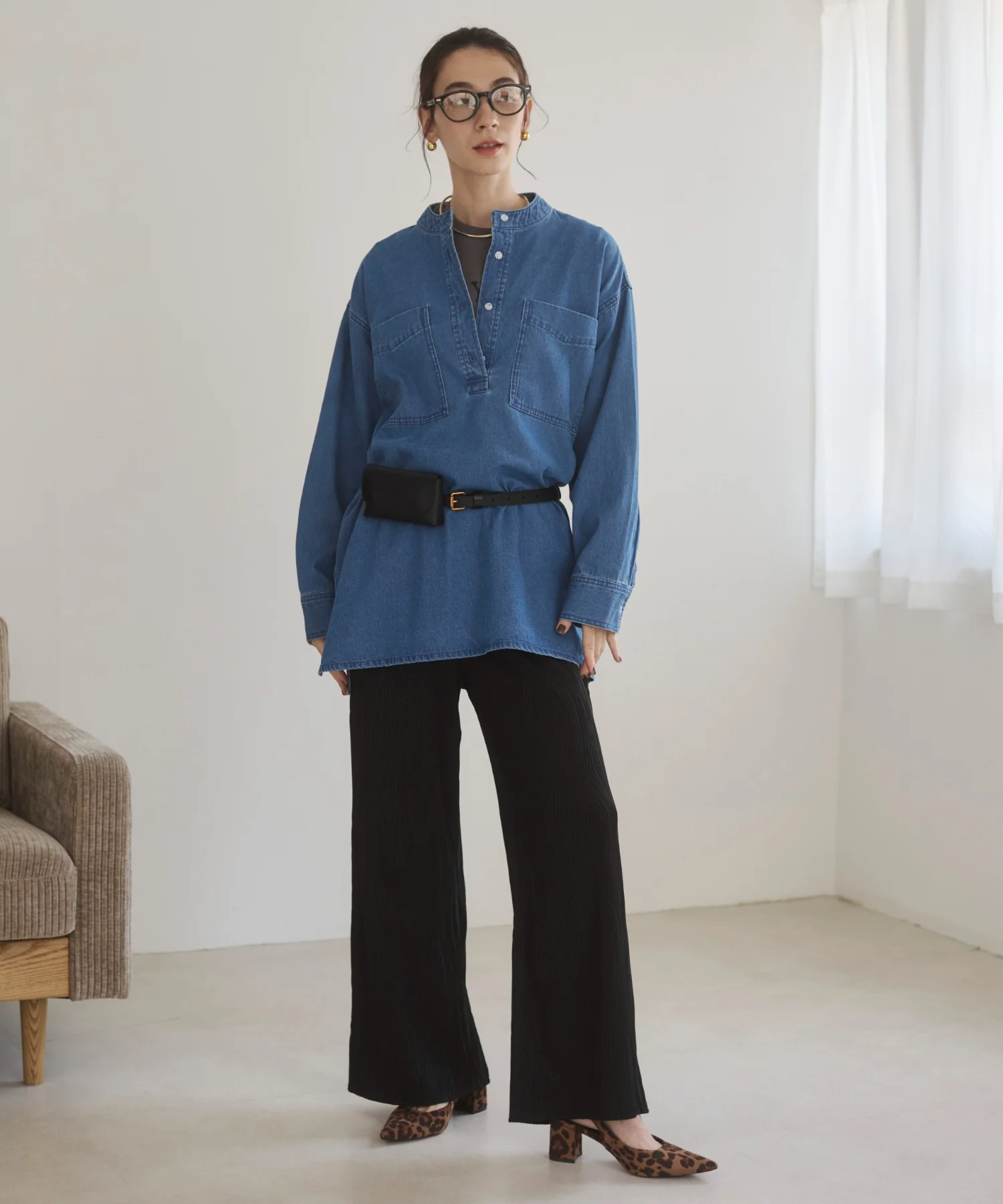 デニムチュニックシャツ - Image 61