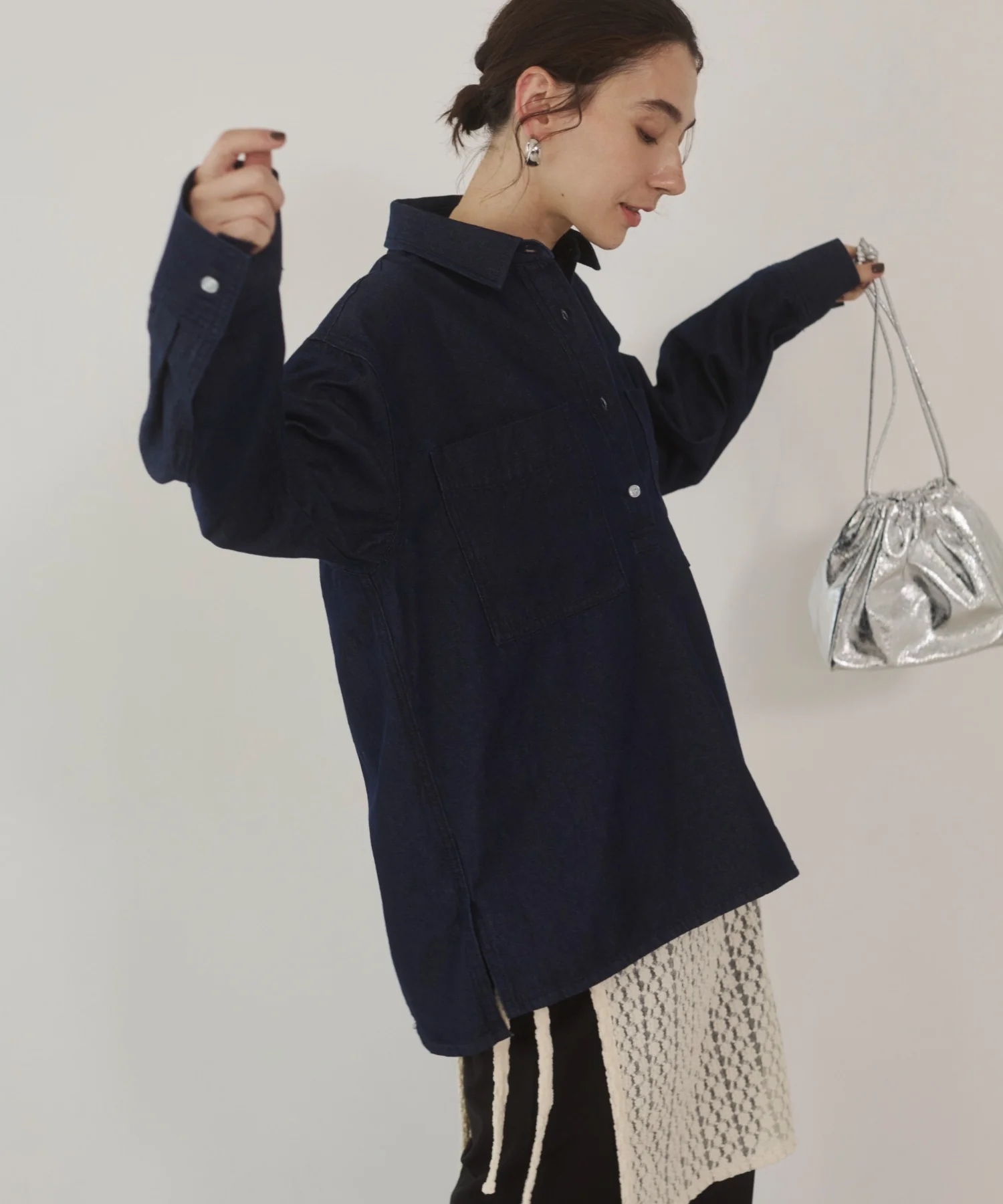 デニムプルオーバーシャツ - Image 35