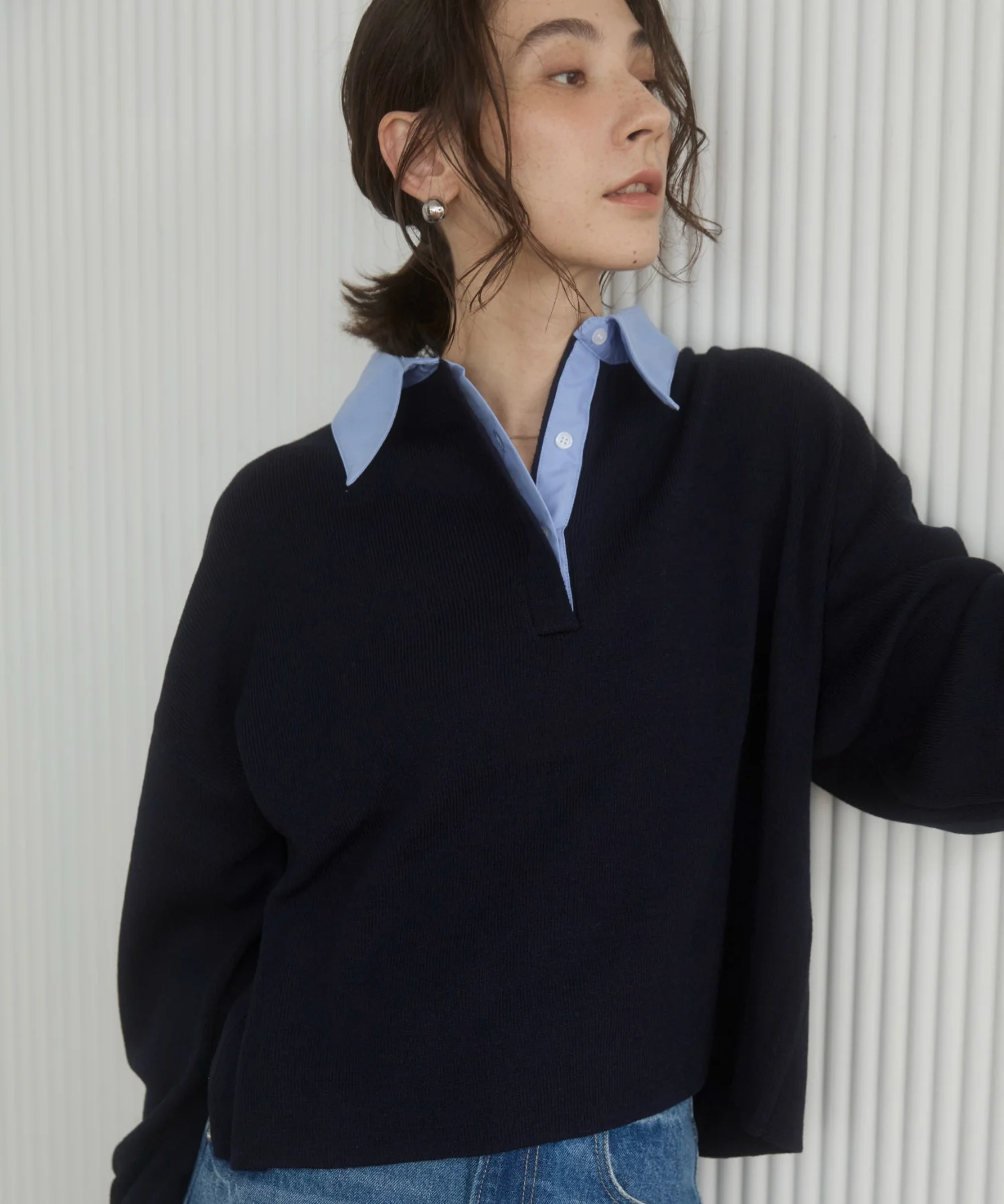 シャツエリポロニット - Image 24