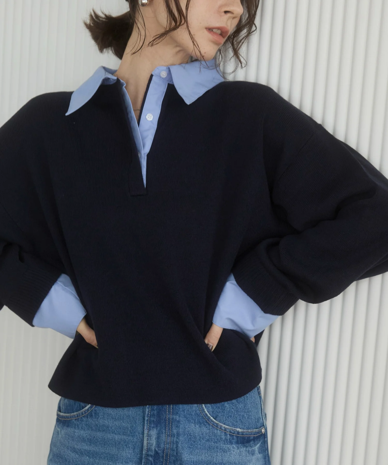 シャツエリポロニット - Image 25