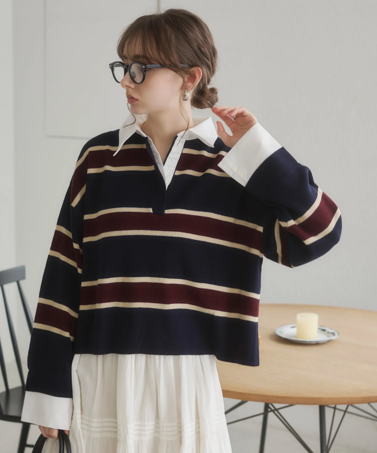 シャツエリポロニット - Image 28