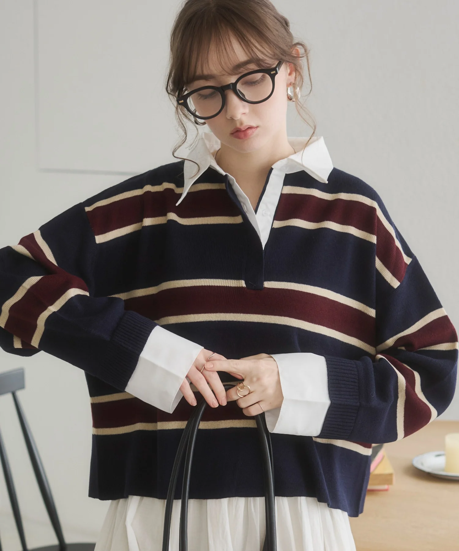 シャツエリポロニット - Image 29